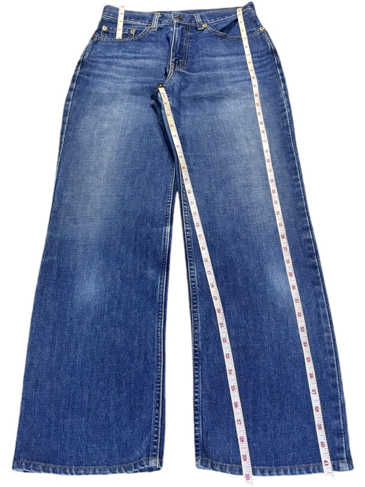 Levi's Vintage 90s Levis 560 Blue Wash Loose Baggy Jeans Size US 28 / EU 44 - 13 Thumbnail