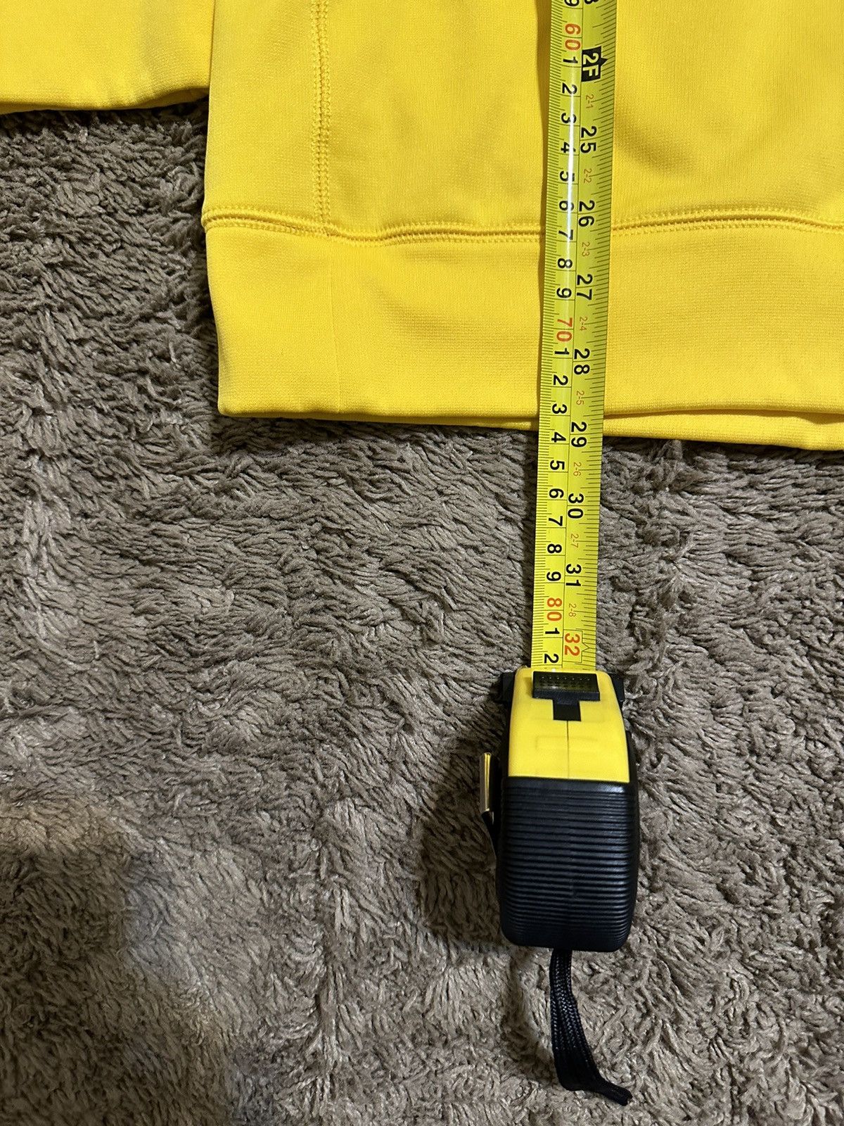 Nike × Vintage Vintage Nike dri fit “triple yellow” hoodie 00s size medium Size US M / EU 48-50 / 2 - 10 Thumbnail