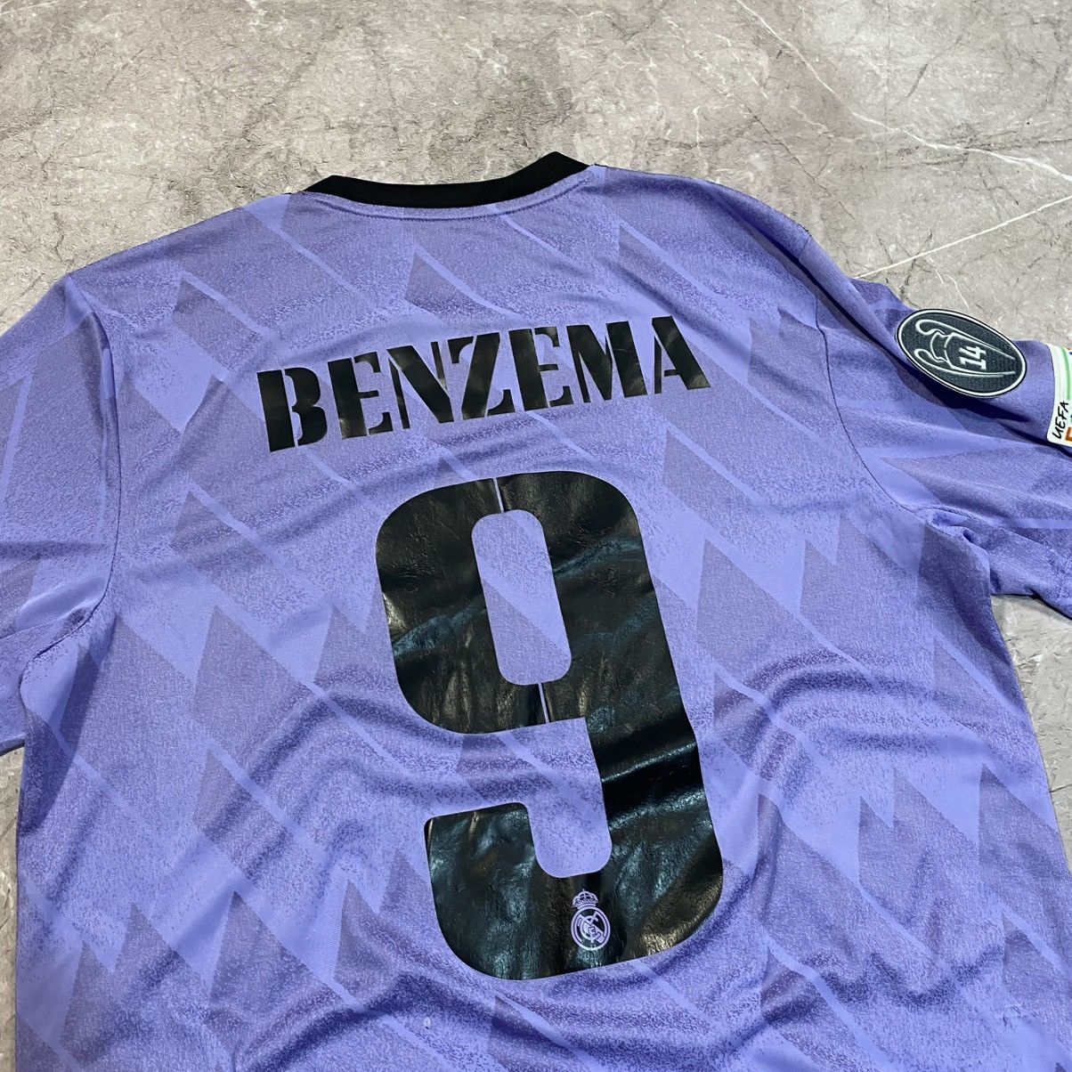 Adidas BENZEMA ! ADIDAS REAL MADRID TEE CHAMPIONS LIGA MATCH ISSUE Size US M / EU 48-50 / 2 - 20 Thumbnail