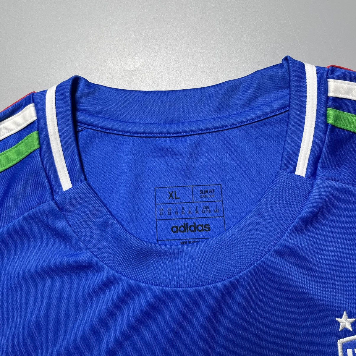 Adidas ITALY ADIDAS 2024 EURO FOOTBALL HOME JERSEY #18 BARELLA Size US XL / EU 56 / 4 - 5 Thumbnail