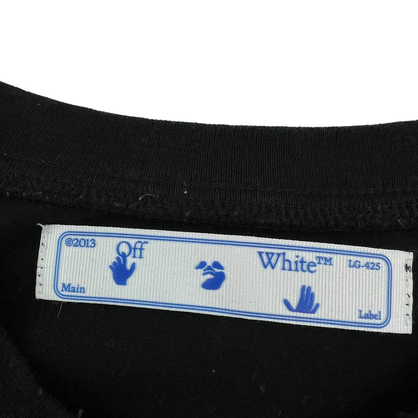 Off-White Off-White Blue Marker Arrows Black T-Shirt Size US L / EU 52-54 / 3 - 4 Thumbnail