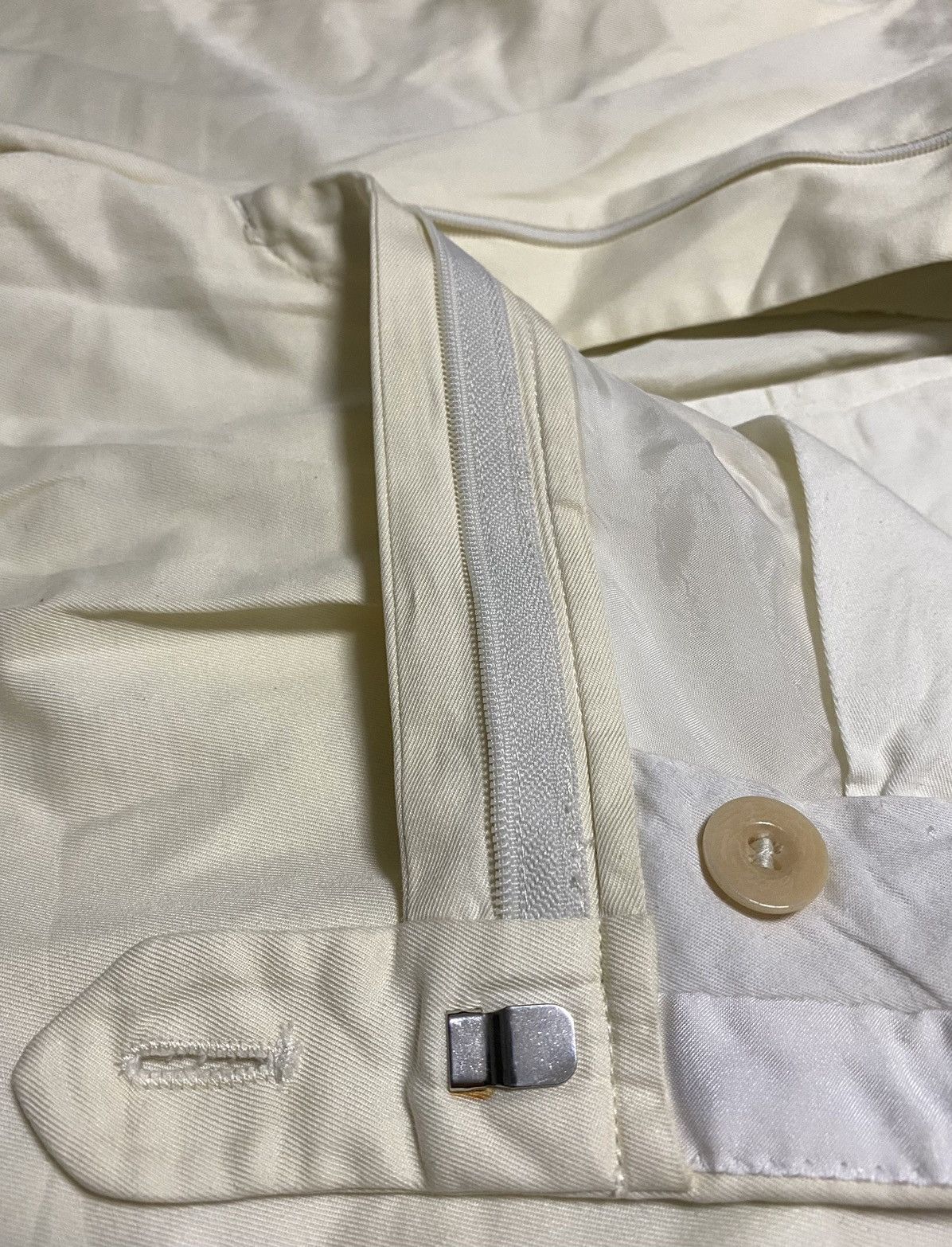 Brioni Brioni Roma Beige Pleated Casual Luxury Chino Pants Trousers Size US 31 - 13 Thumbnail
