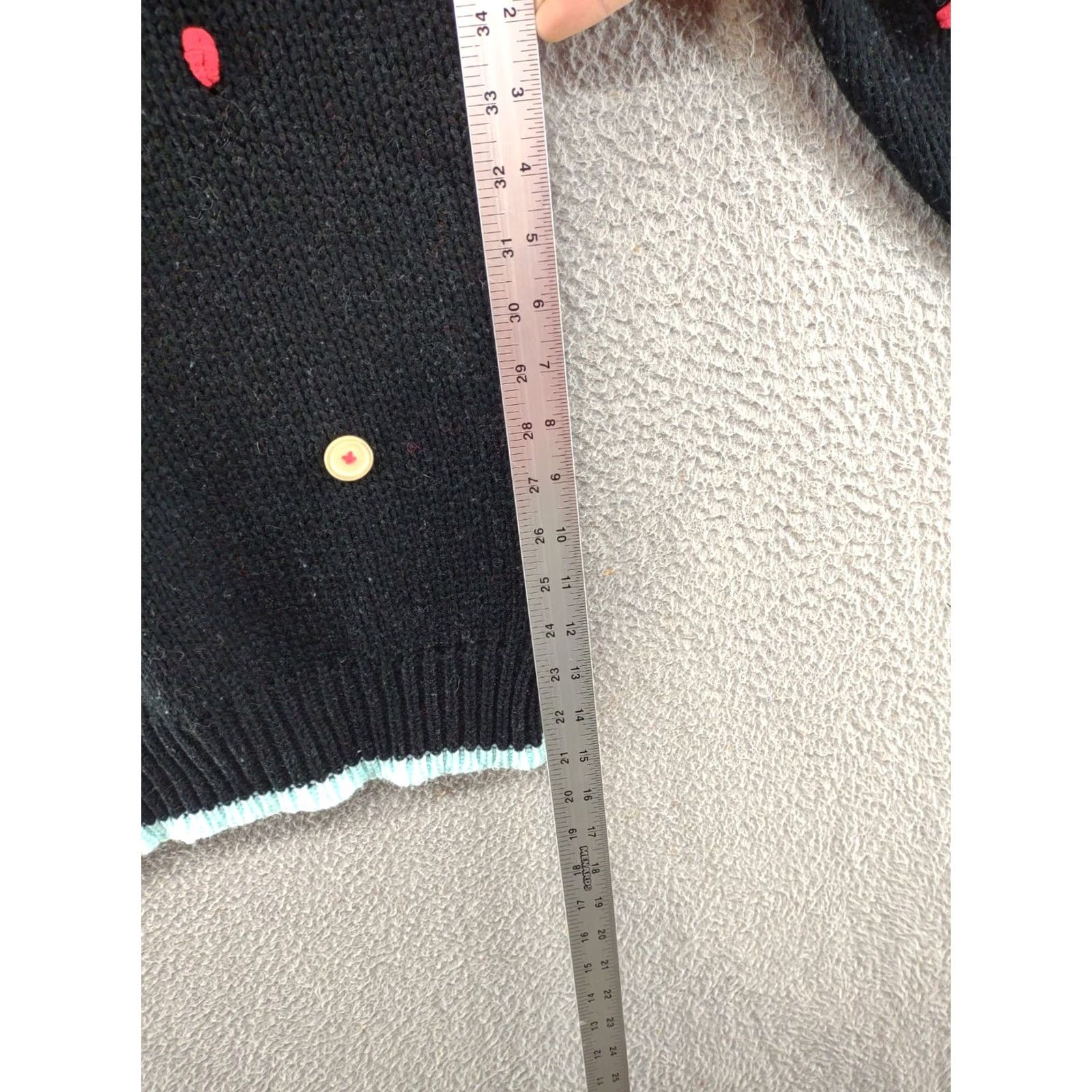 Vintage VINTAGE 90s Button Pattern Knit Pullover Acrylic Sweater Women’s Size M Grandma Size M / US 6-8 / IT 42-44 - 6 Thumbnail