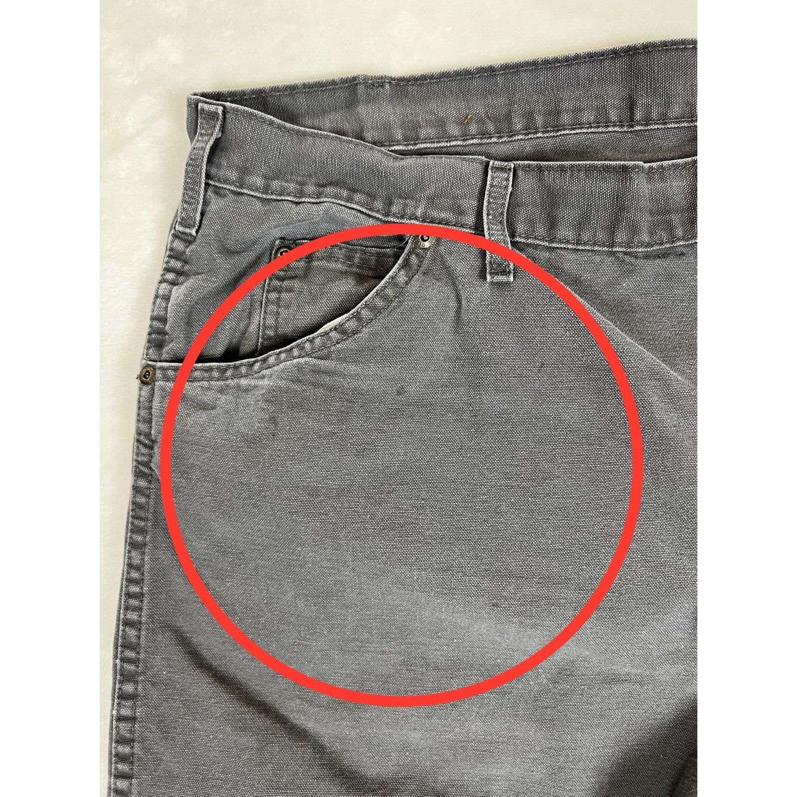 Dickies Dickies Men's Relaxed Fit Heavyweight Duck Carpenter Pants S Size US 42 / EU 58 - 5 Thumbnail