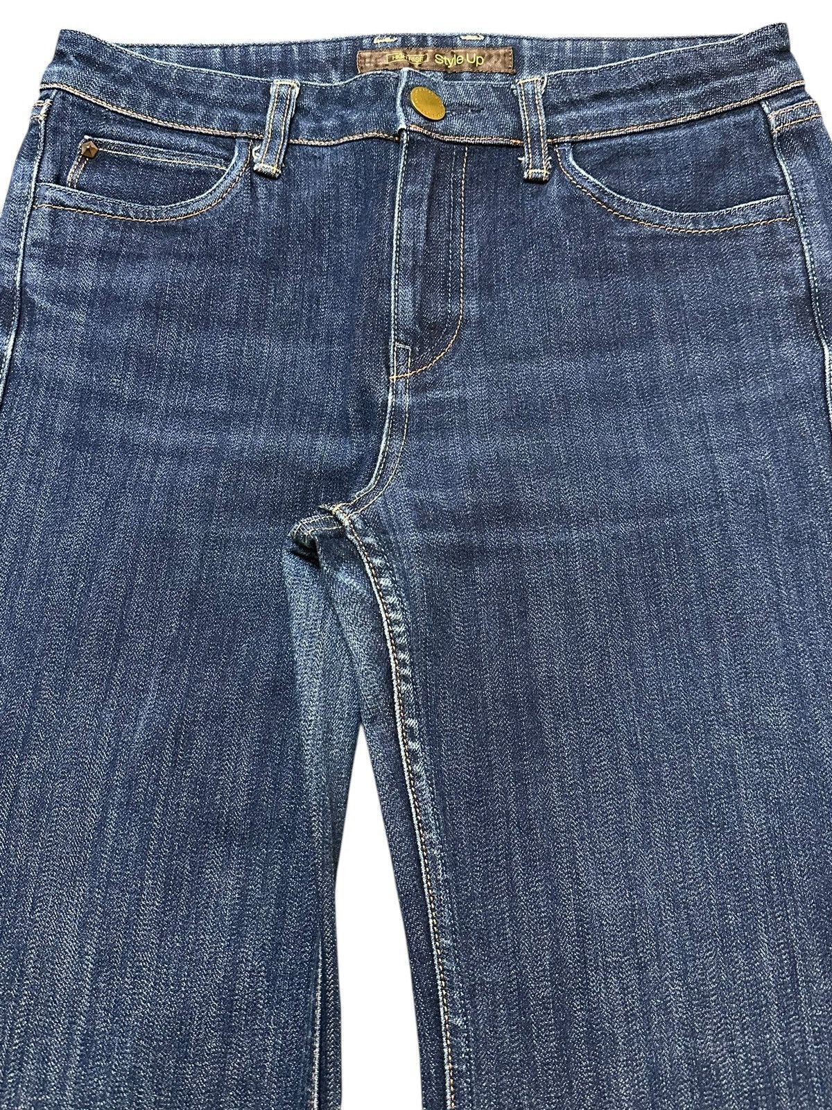 Japanese Brand Vintage Japanese Uniqlo Blue Wash Style Wide Leg Jeans Size US 30 / EU 46 - 4 Thumbnail