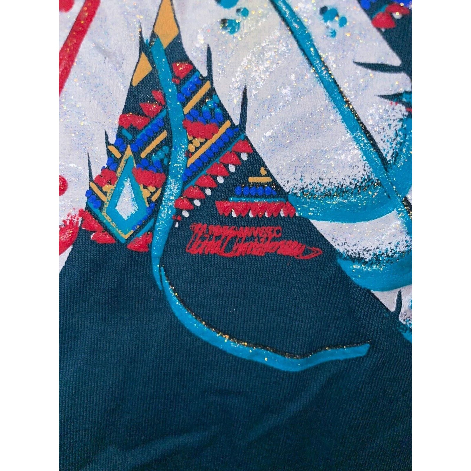 Jerzees Vintage Bitterroot Valley Shirt Montana Native Tee 90s Large Size US L / EU 52-54 / 3 - 6 Thumbnail