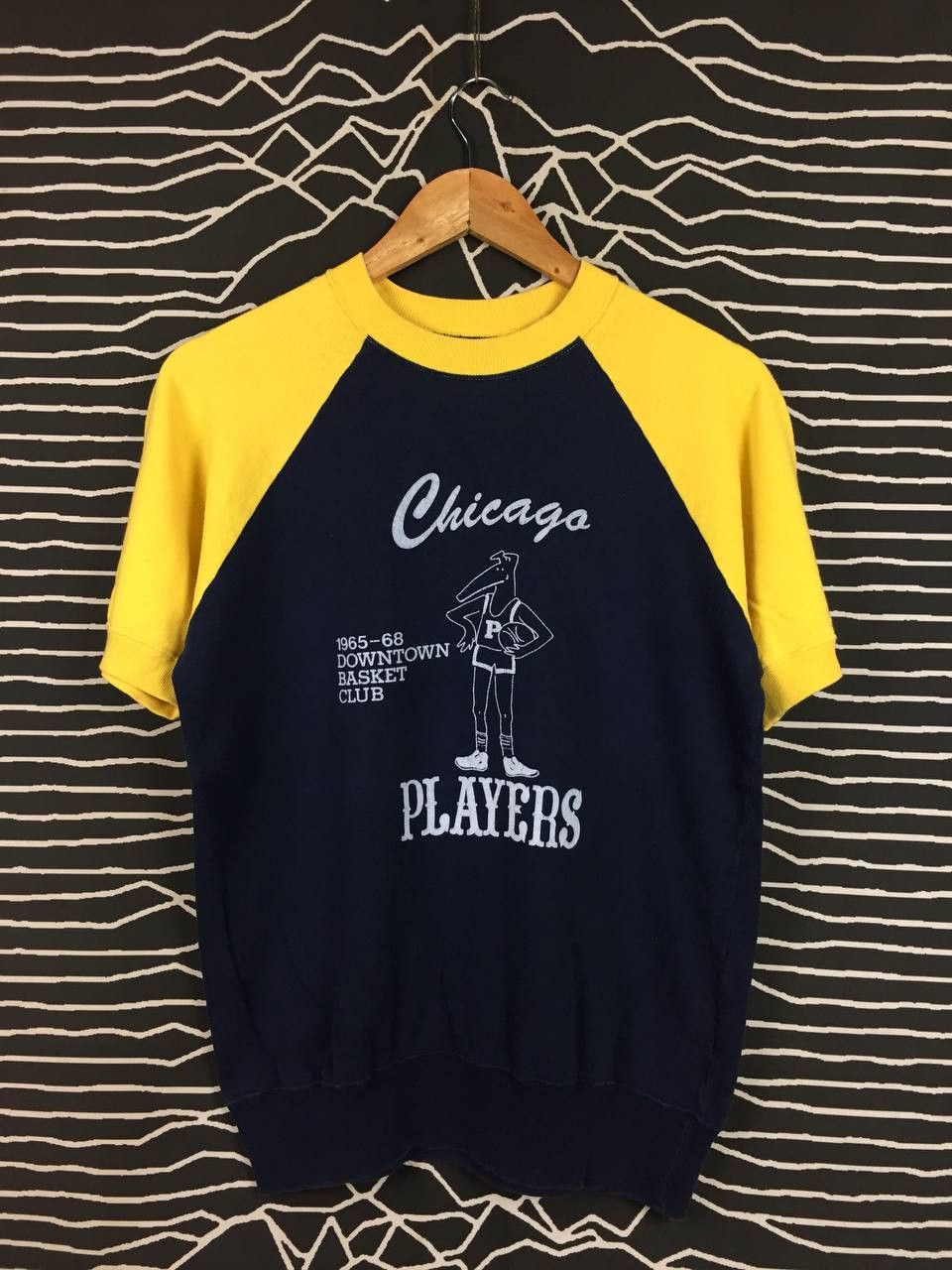 NBA × Vintage Vtg Chicago Players Downtown Basket Club Sweatshirt Size US M / EU 48-50 / 2 - 1 Thumbnail