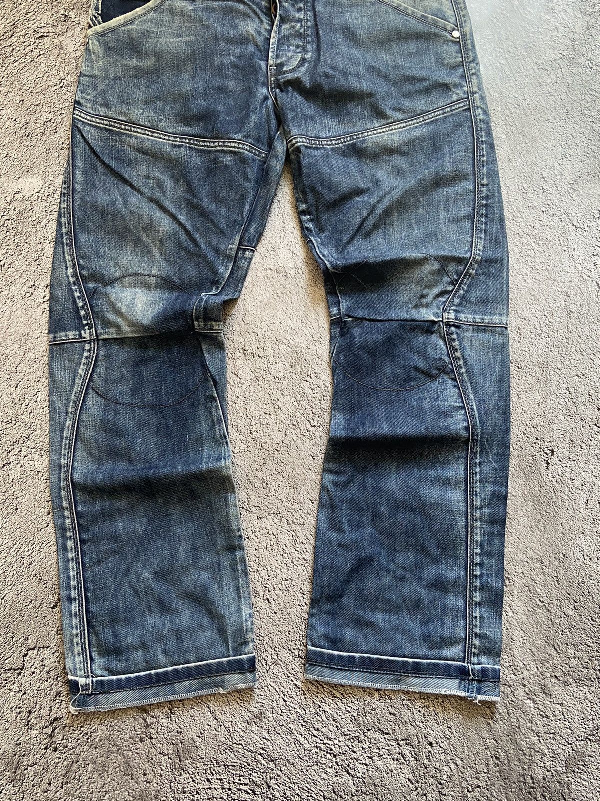 Japanese Brand × Vintage Crazy Vintage Washed Distressed Faded Denim Pants Size US 33 - 10 Thumbnail
