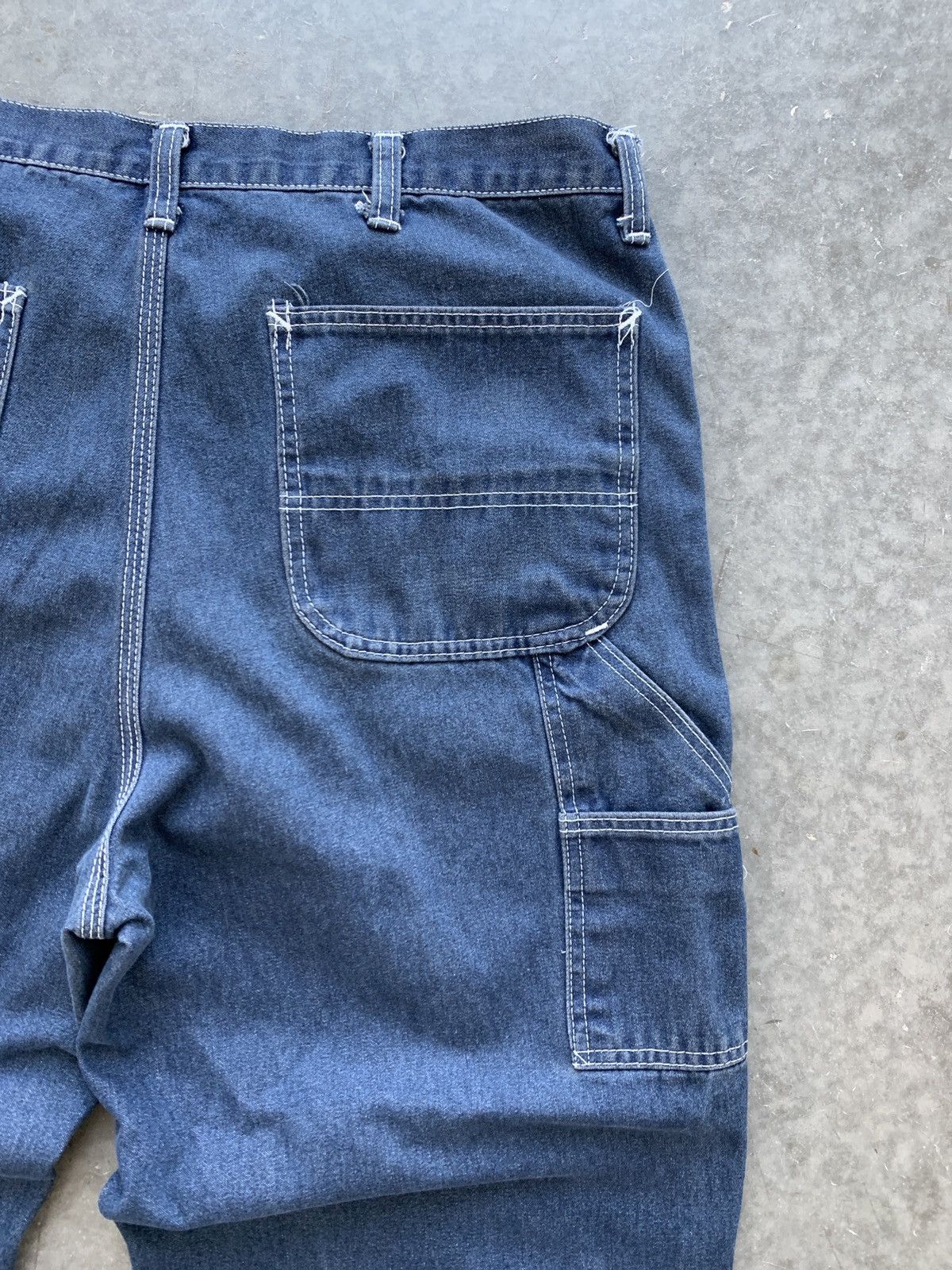 Carhartt × Dickies × Vintage Crazy Vintage 90s Roebucks Baggy Carpenter Jeans Size US 38 / EU 54 - 3 Thumbnail