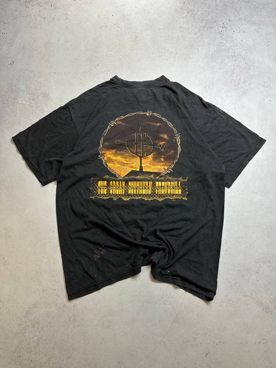 Vintage Vintage 90's Pantera Great Southern Trendkill Rare T-shirt Size US XL / EU 56 / 4 - 2 Thumbnail