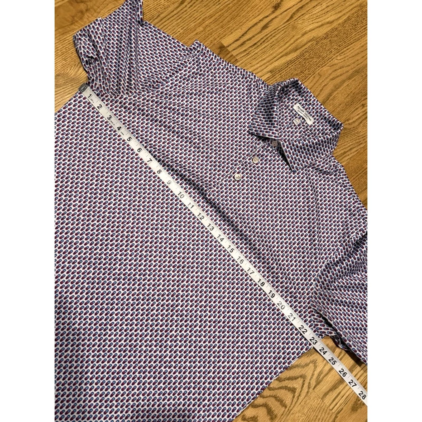 Peter Millar VINTAGE Peter Millar Polo Shirt Mens M Pineapple Skull Golf Sunset Ridge Country Club (This line would be incorrect due to vintage rule) Size US M / EU 48-50 / 2 - 5 Thumbnail