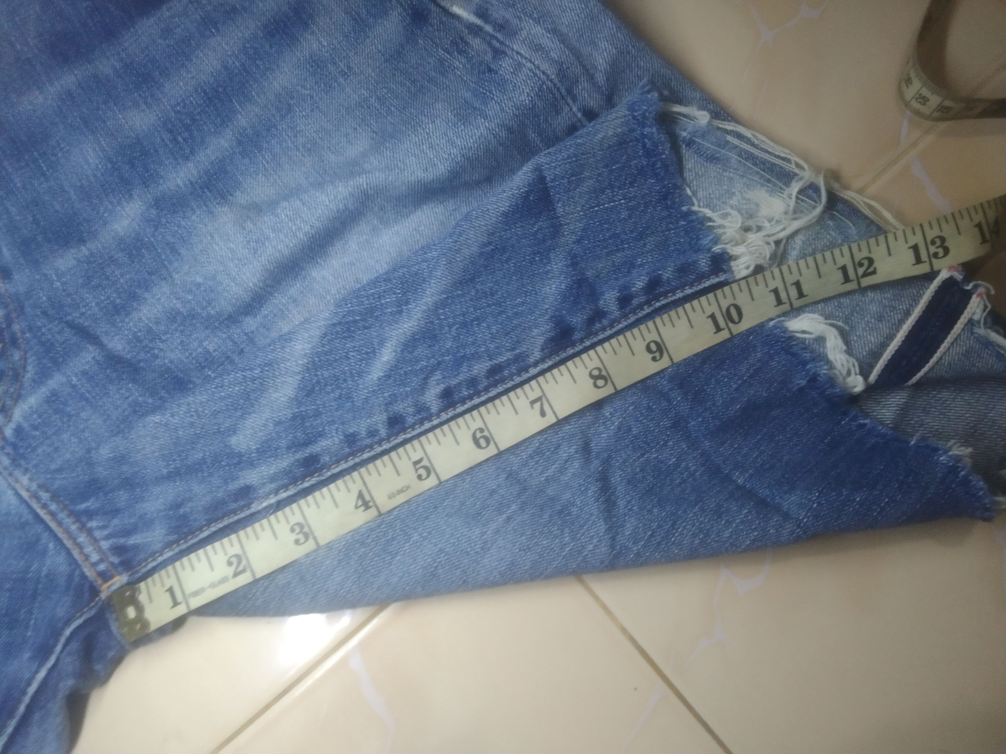 Levi's × Levi's Vintage Clothing × Vintage Vintage distressed Selvedge Levi's Big E 502 xx short pants Size US 36 / EU 52 - 10 Thumbnail