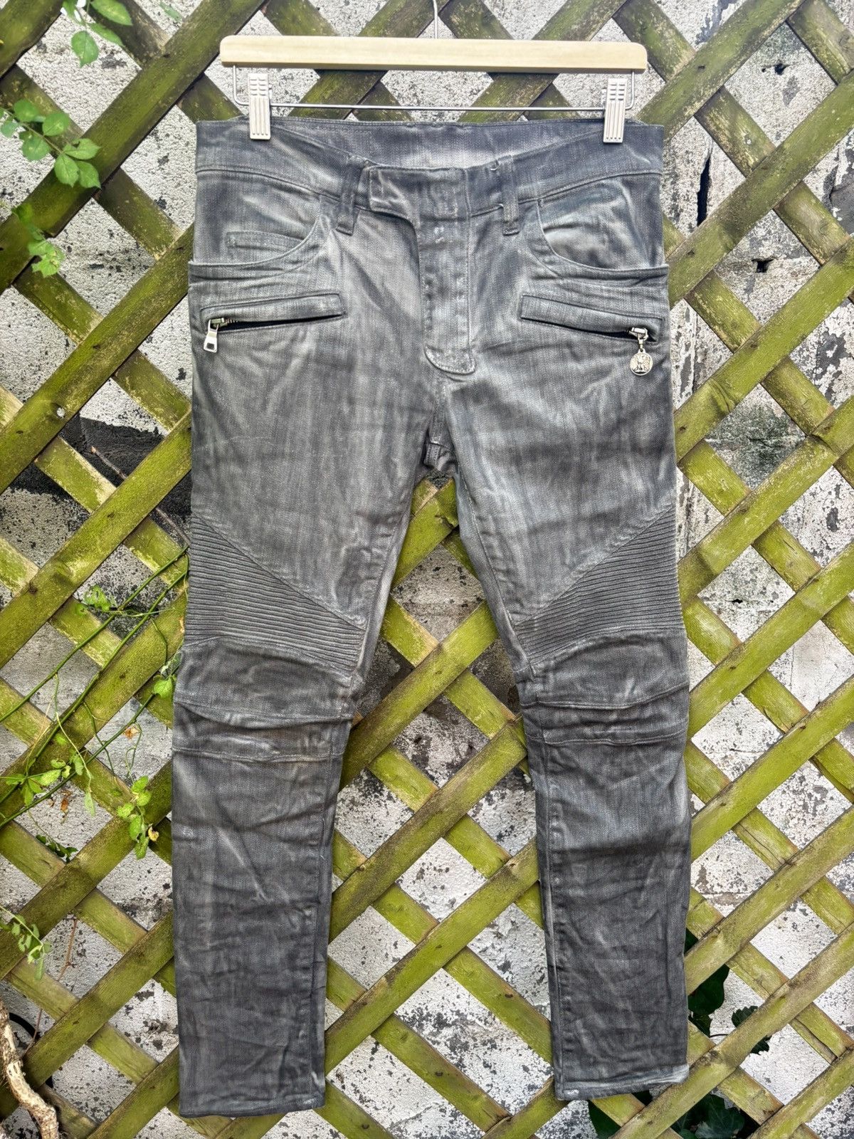 Balmain SS11 バイカー サイドジップ カーゴパンツ 36 【公式通販】