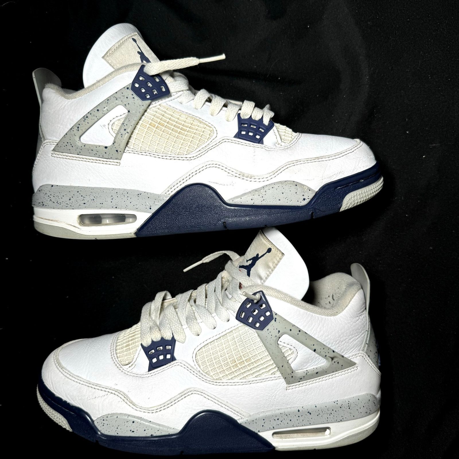 Jordan Brand × Nike Size 9 - Nike Air Jordan 4 Retro Midnight Navy Men's Shoes Size US 9 / EU 42 - 2 Thumbnail