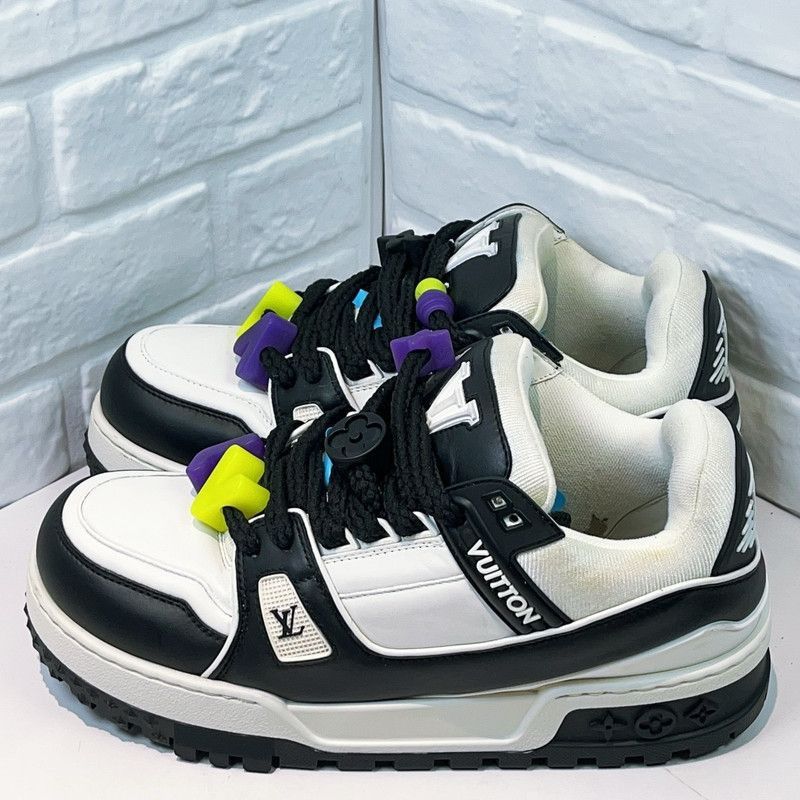 Louis Vuitton Louis Vuitton Trainer Maxi Low-Top Sneakers -2508 Size US 8 / EU 41 - 2 Thumbnail