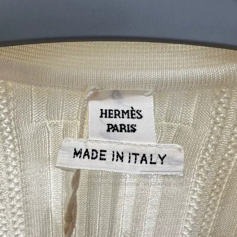 Hermes Hermes Embroidered Polo knit short-sleeve Size S / US 4 / IT 40 - 3 Thumbnail