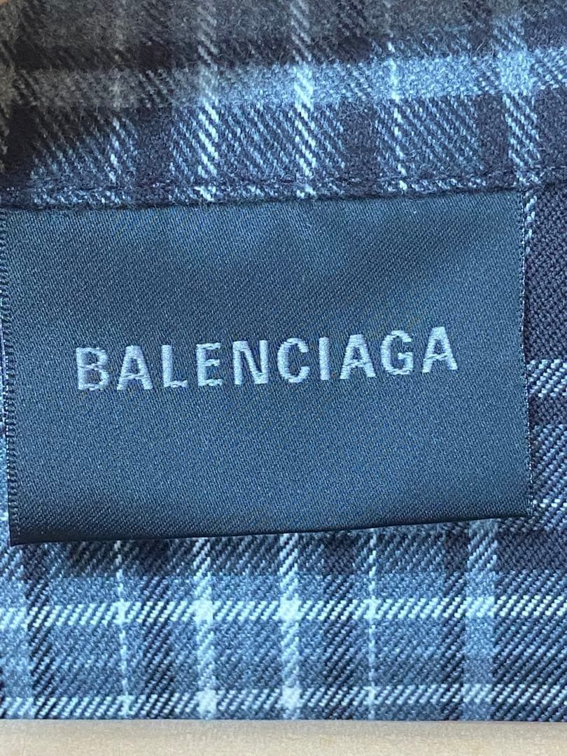 Balenciaga Balenciaga 2025 Winter Flannel Shirt Size US S / EU 44-46 / 1 - 9 Thumbnail