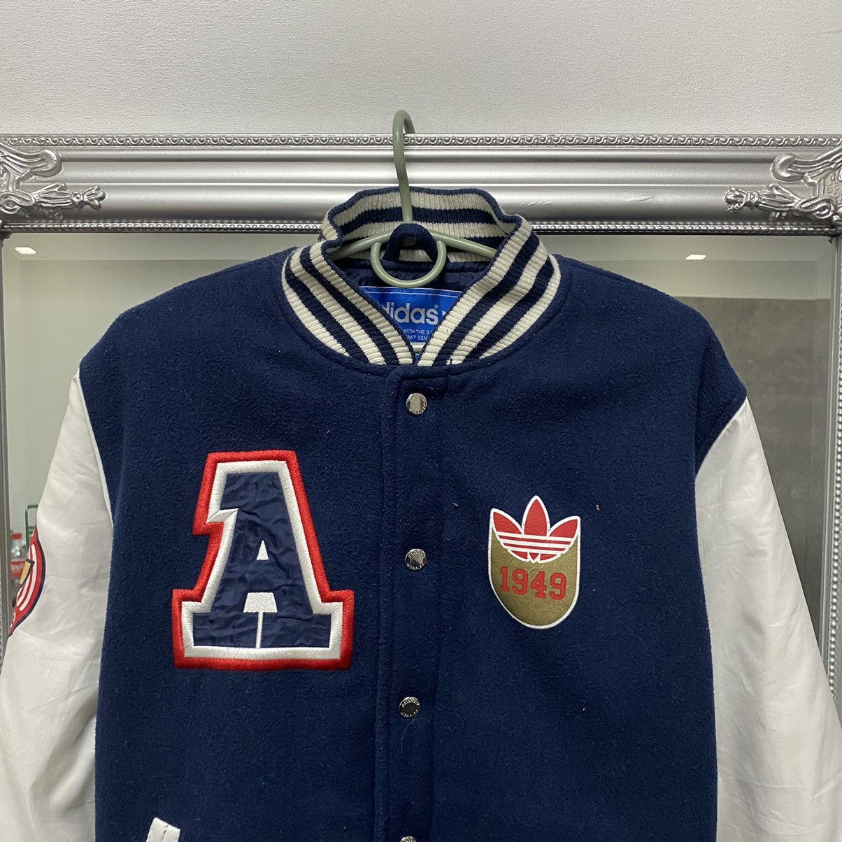 Adidas Vintage Adidas varsity bomber Jacket Size US S / EU 44-46 / 1 - 2 Thumbnail