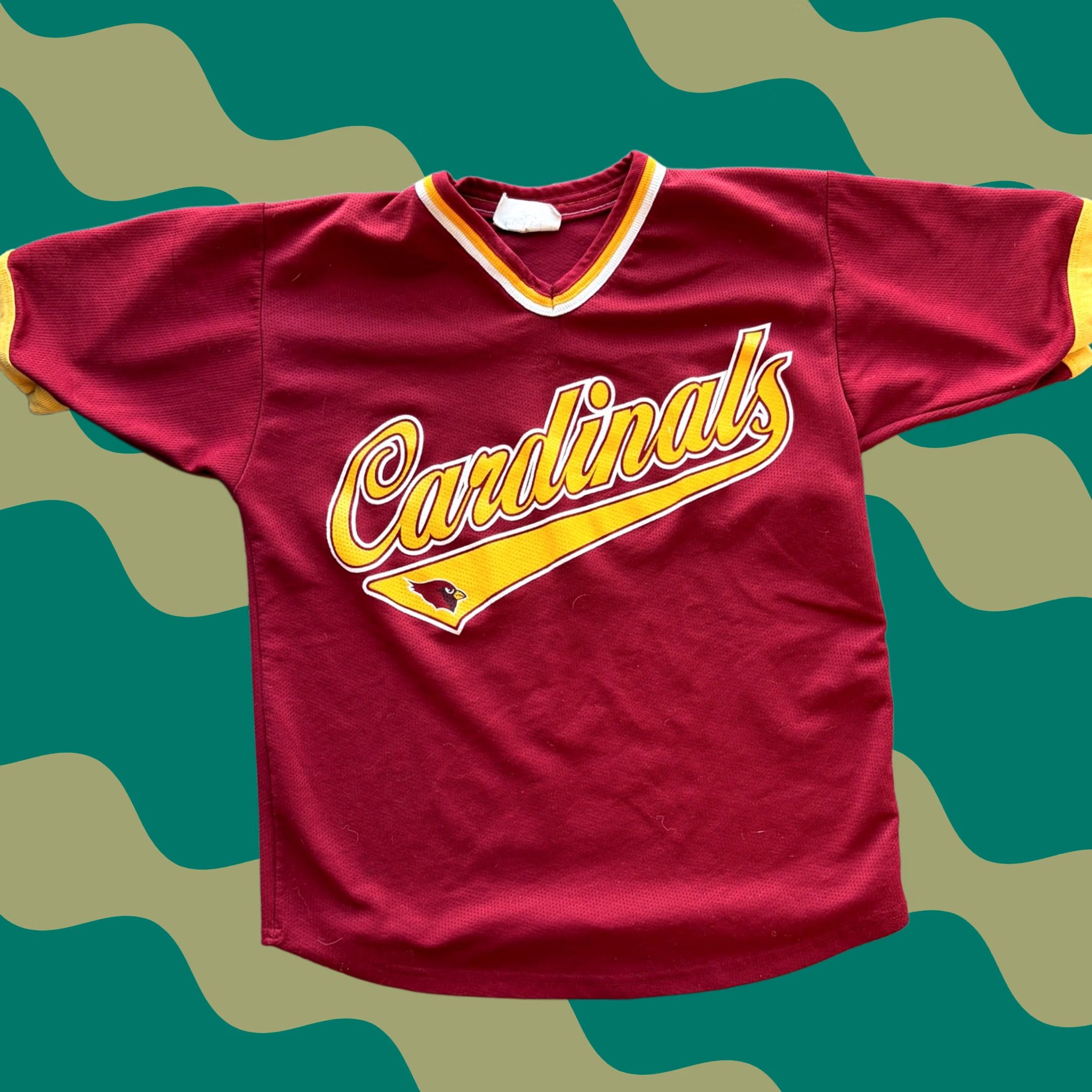 NFL VINTAGE Phoenix Cardinals NFL Football Jersey Shirt S Small Red Yellow Mens Women? Size US S / EU 44-46 / 1 - 1 Thumbnail