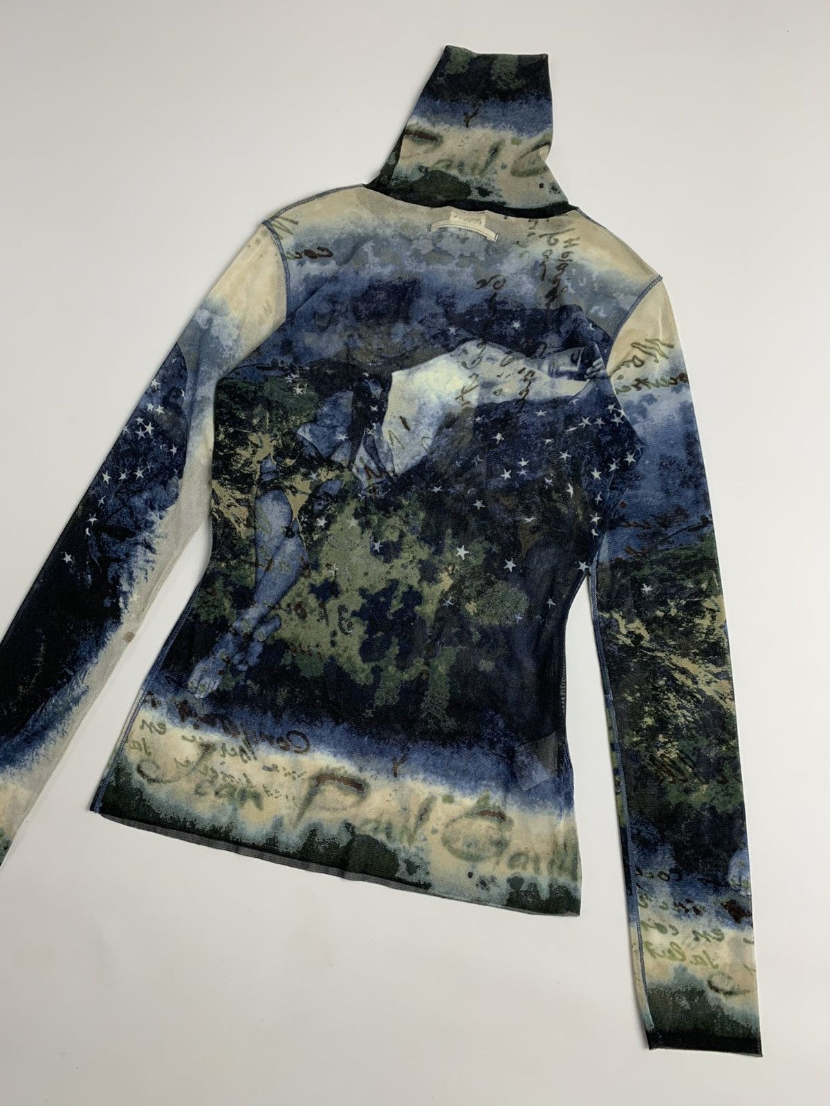 Jean Paul Gaultier Jean Paul Gaultier Femme Mesh Top Star Map Print Size M / US 6-8 / IT 42-44 - 11 Thumbnail