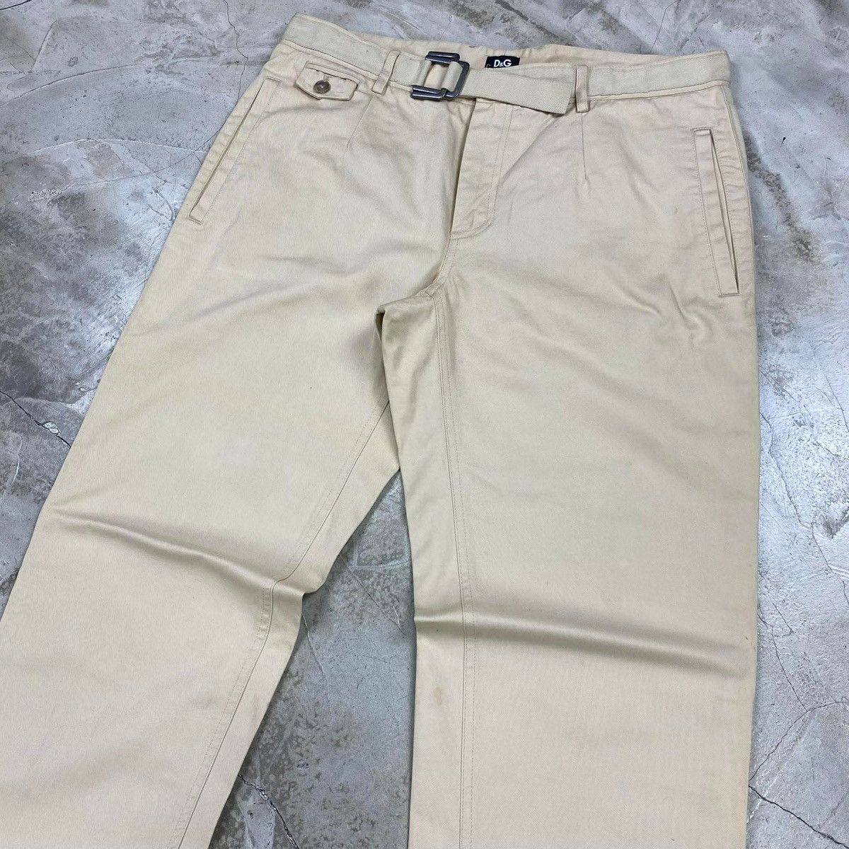 Dolce & Gabbana Side Taped Belted Trousers Size US 34 / EU 50 - 2 Thumbnail