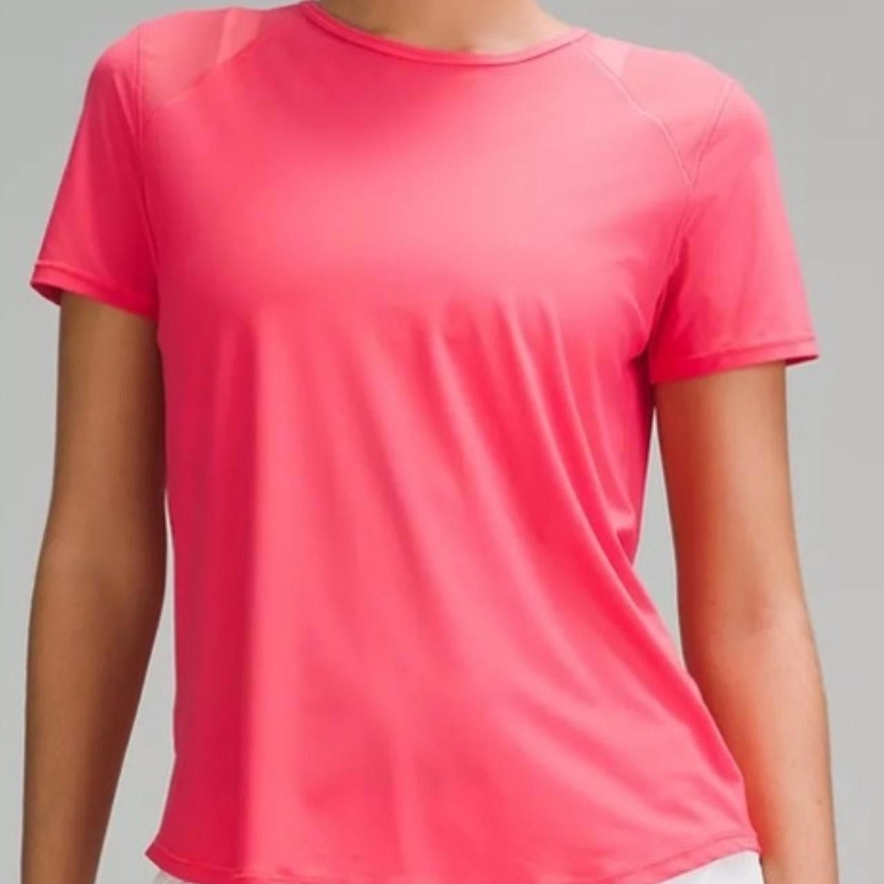 Lululemon Lululemon Women's Red and Pink Tshirt Size L / US 10 / IT 46 - 1 Thumbnail