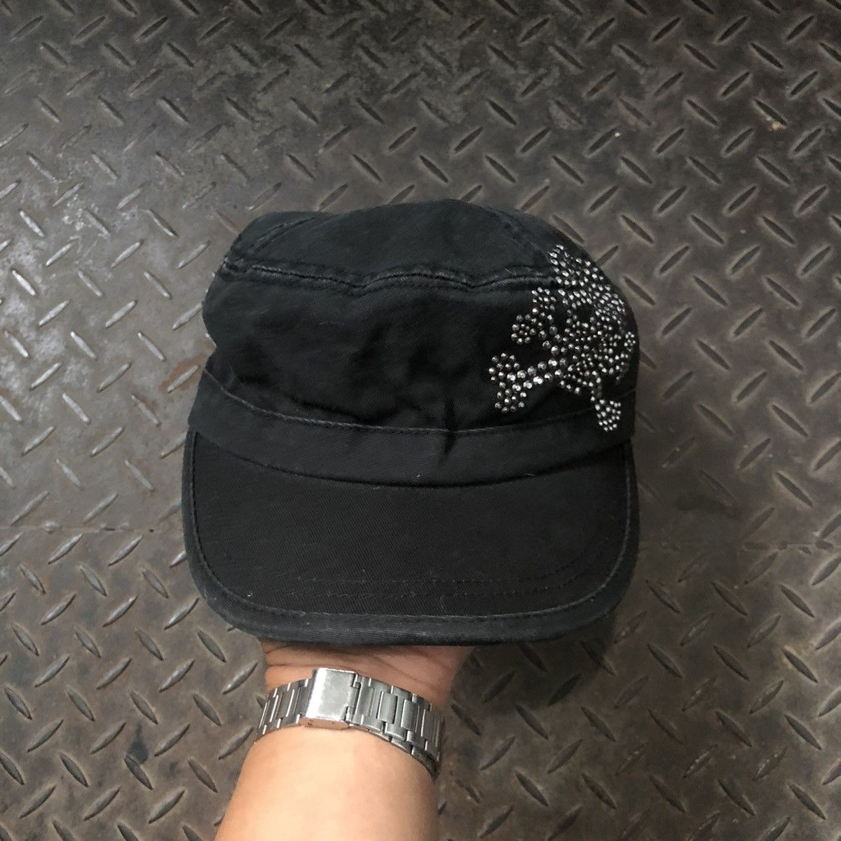 If Six Was Nine Vintage Y2K Cadet Commando Seditionaries Punk Gothic Hat Size ONE SIZE - 2 Thumbnail