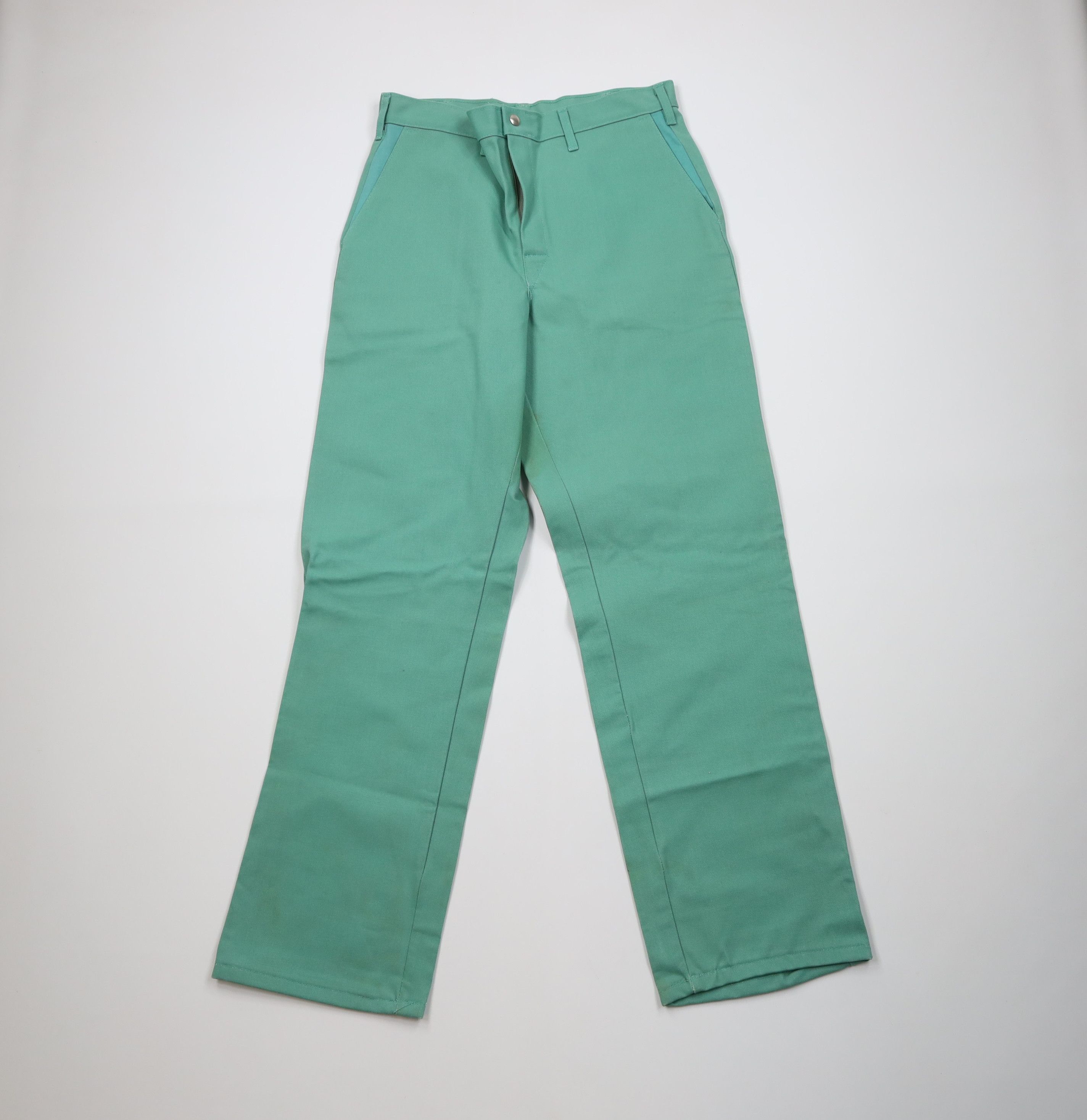 Vintage Vintage 90s Fire Flame Resistant Workwear Wide Leg Pants USA Size US 34 / EU 50 - 1 Thumbnail