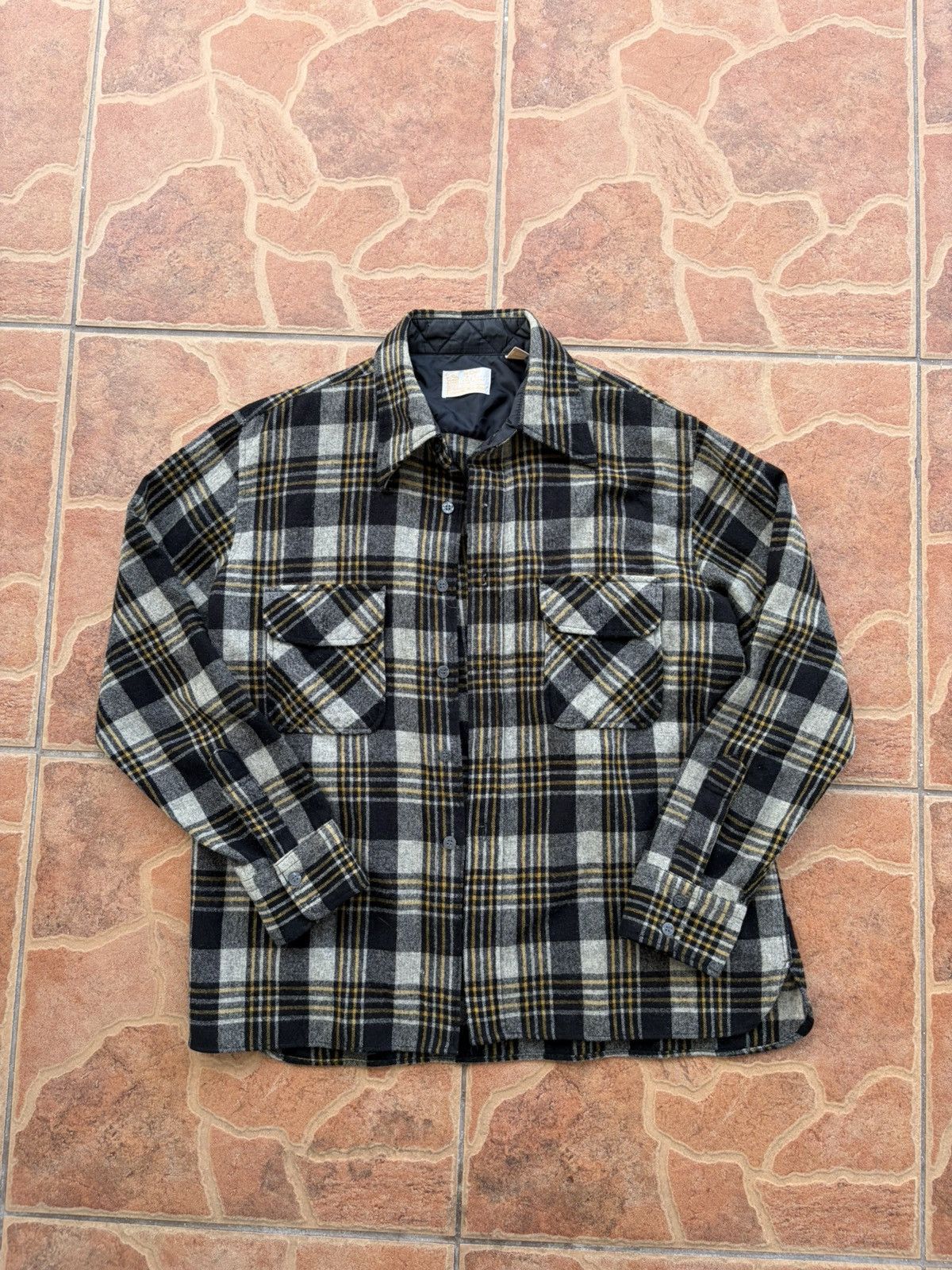 Sears Vintage the men’s stores sears flannel Size US L / EU 52-54 / 3 - 1 Thumbnail