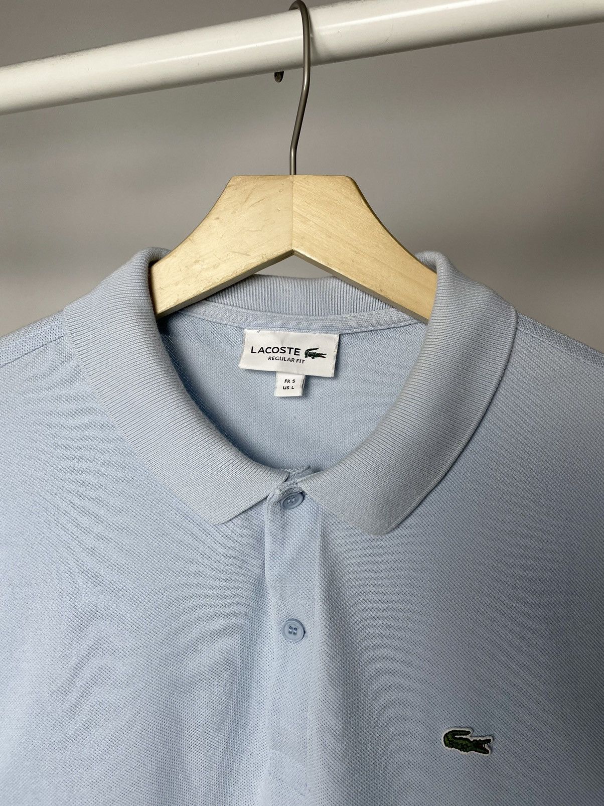 Lacoste Lacoste Vintage Size L 🦋 Striped Blue Golf Polo Tee t shirt Size US L / EU 52-54 / 3 - 5 Thumbnail