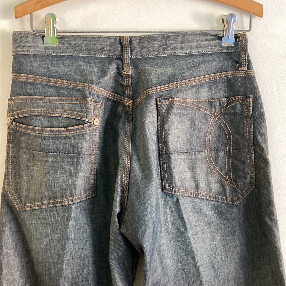 EDUN Edun Mens 29 Jeans Y2K Straight Leg Button Fly from Bono Size US 29 - 11 Thumbnail