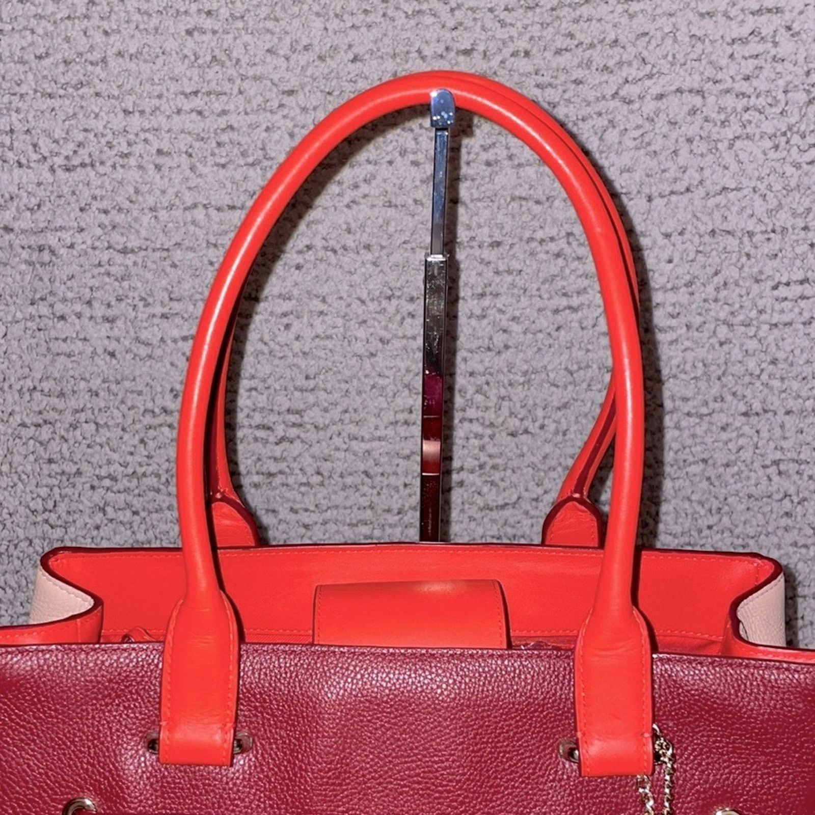 Coach Coach Swagger Carryall Colorblock Pebble Leather Tote Size ONE SIZE - 6 Thumbnail