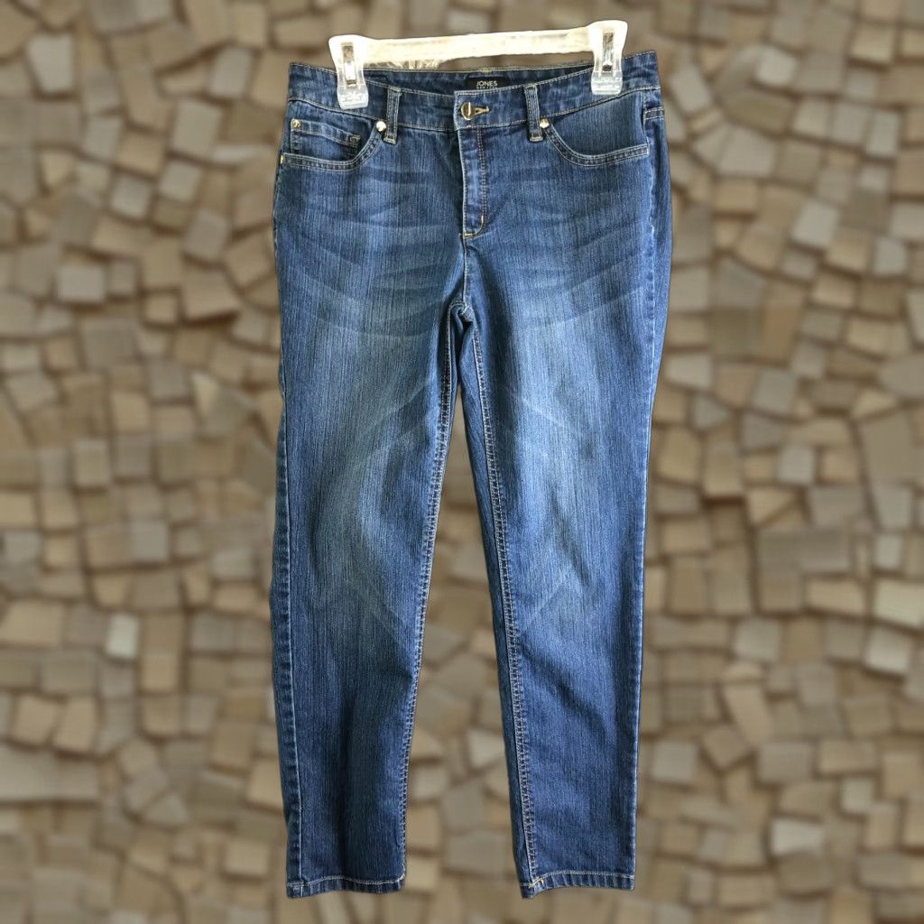 Jones New York Jones New York Lexington Ankle Jeans Womens Size 6P Petite Mid Rise Medium Wash Size 28" / US 6 / IT 42 - 1 Thumbnail
