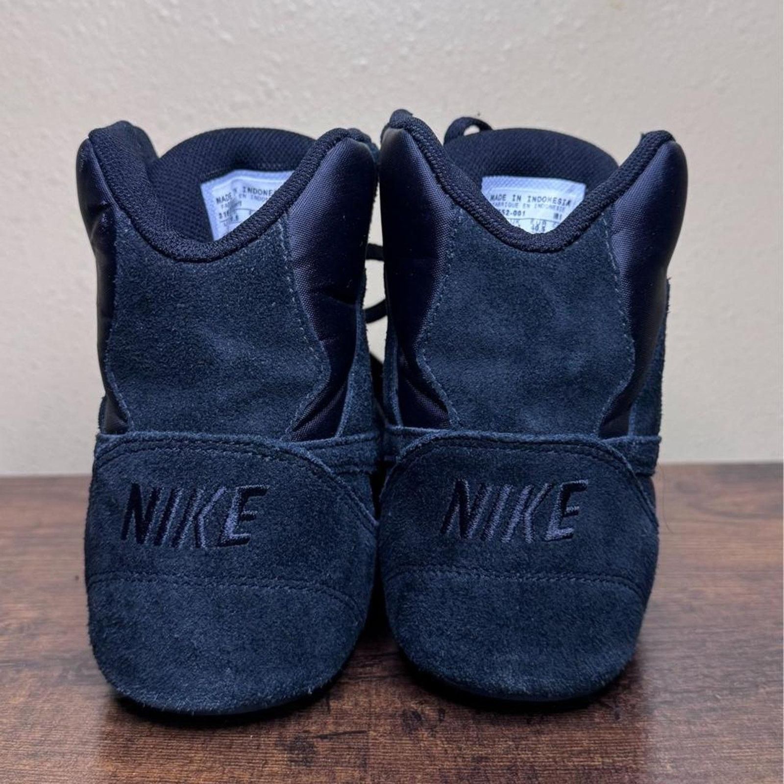 Nike Nike Greco Supreme Black leather suede 316552-001 Size US 5.5 / EU 38 - 5 Thumbnail