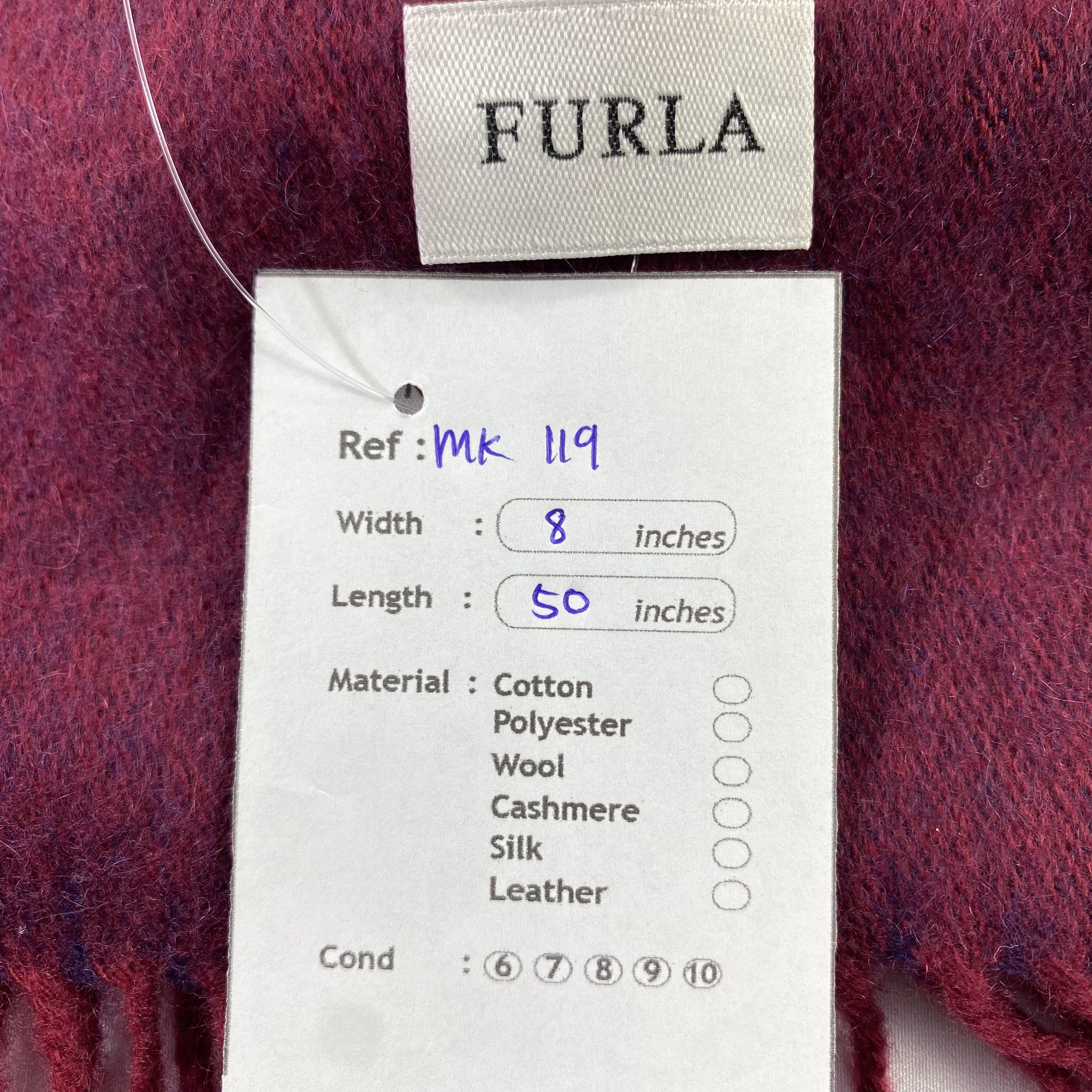 Furla Furla Scarf Neck Wrap Cashmere Muffler Size ONE SIZE - 8 Thumbnail