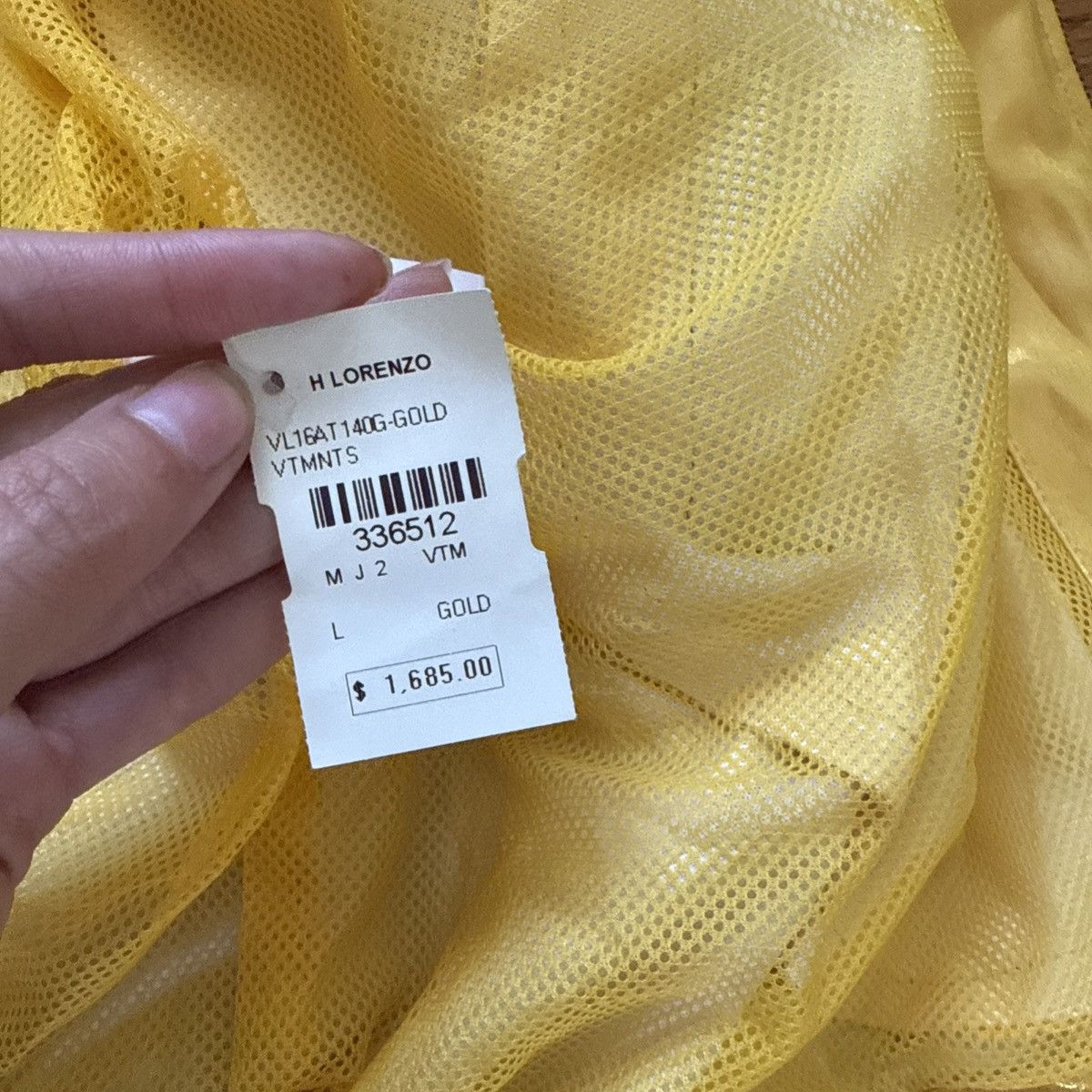 VTMNTS VTMNTS Men's Oversized Tracksuit Jacket In Gold Size US L / EU 52-54 / 3 - 15 Thumbnail