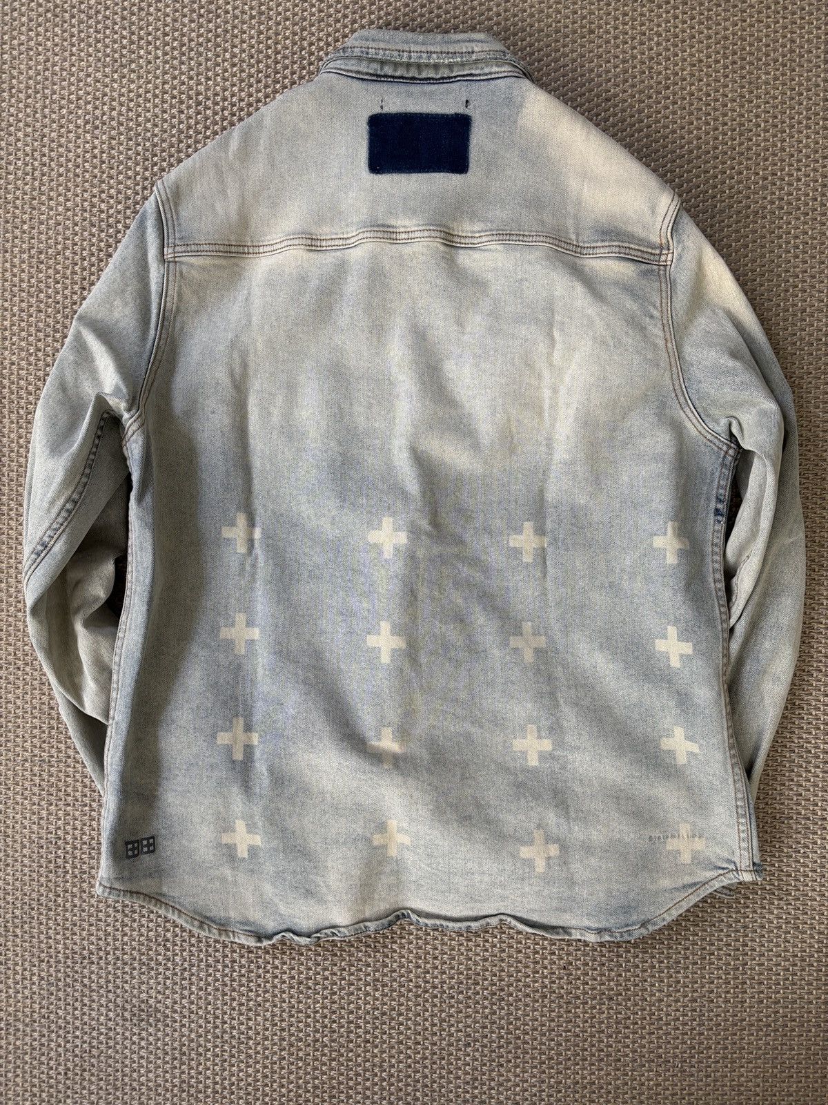 Ksubi Ksubi Snakebite Dripp Denim Shirt Size US M / EU 48-50 / 2 - 2 Thumbnail