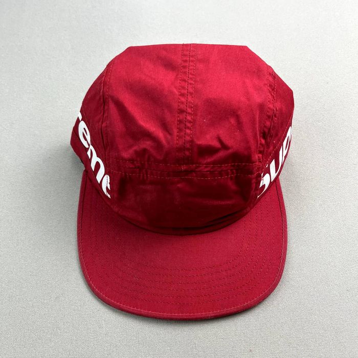 Supreme Supreme Hat Cap 5 Panel Red Side Camp Logo Skater USA FW18