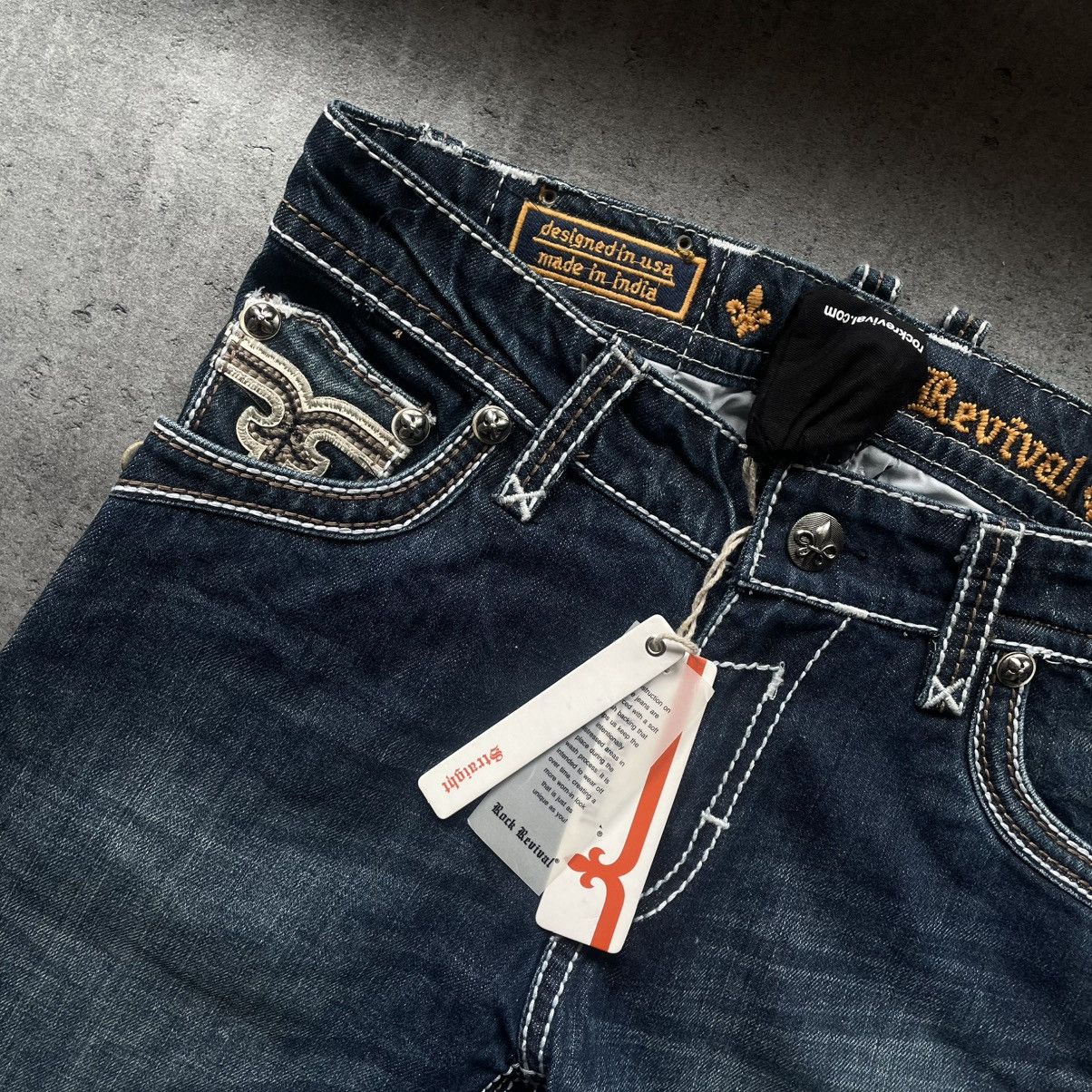 Rock Revival × Vintage NWT Rock Revival Billy Chrome Hearts Style Pants Size US 32 / EU 48 - 7 Thumbnail