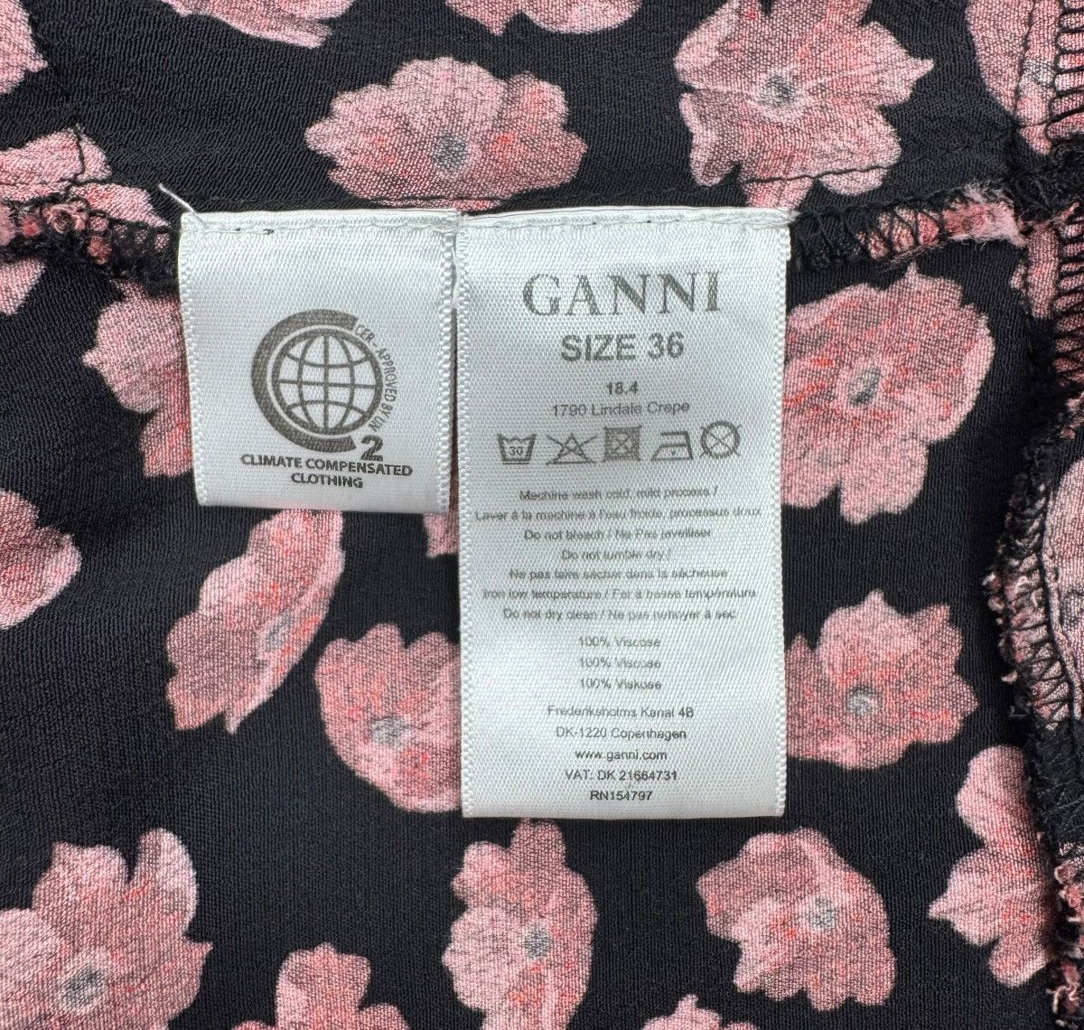 Ganni Ganni Maxi Long Wrap Dress Printed Flowers Viscose size 36 Size XS / US 0-2 / IT 36-38 - 10 Thumbnail