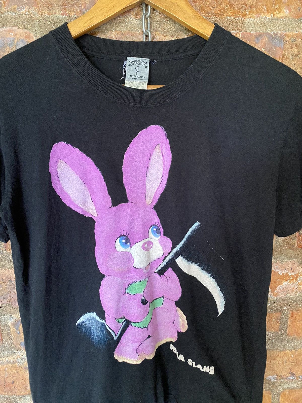 20471120 × Hysteric Glamour × Japanese Brand 1990s RNA Japan poem and fuck tee Size S / US 4 / IT 40 - 3 Thumbnail
