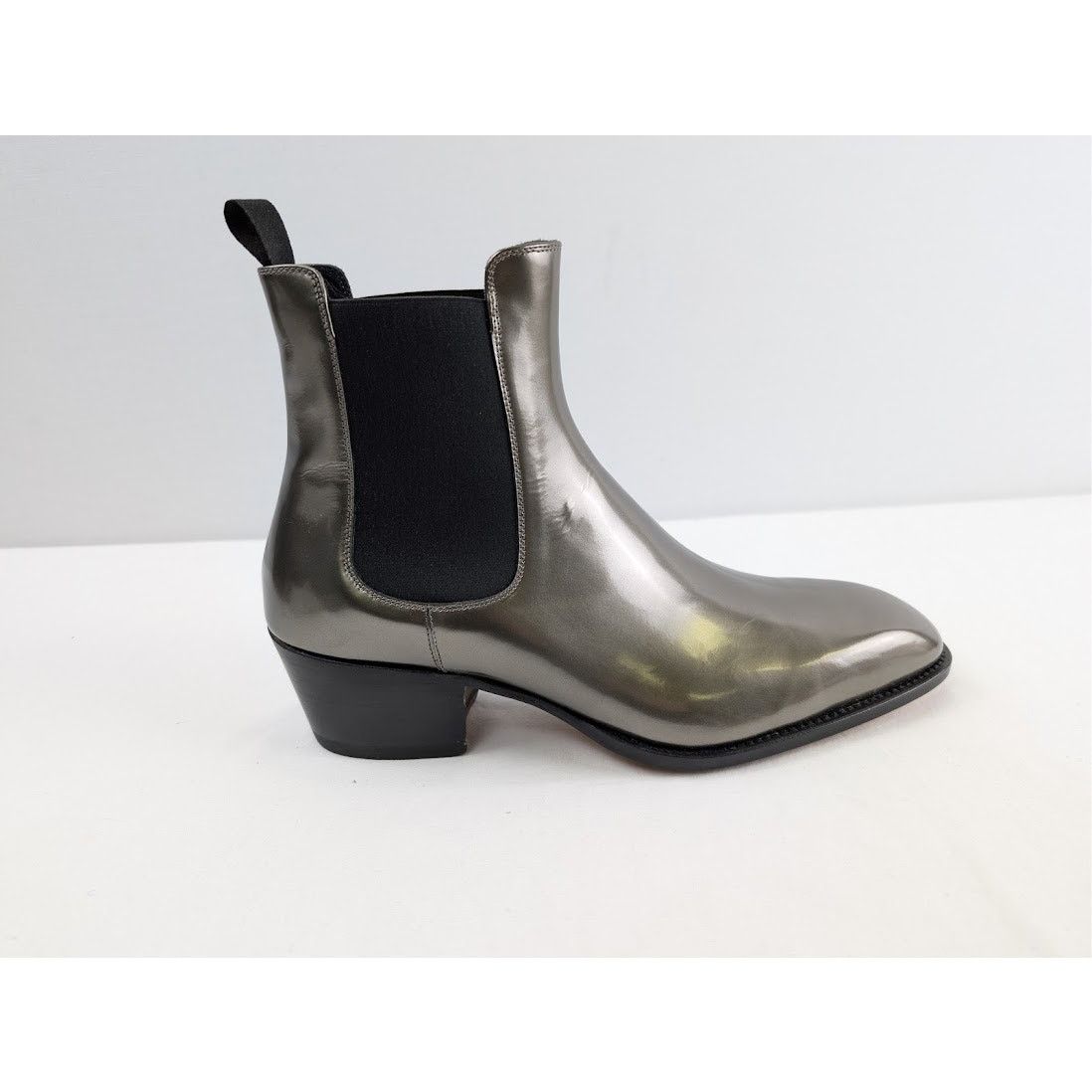 Tom Ford o1rshd1 Q:2 / Men's Chelsea Boots in Shinny Green Size US 10 / EU 43 - 2 Thumbnail