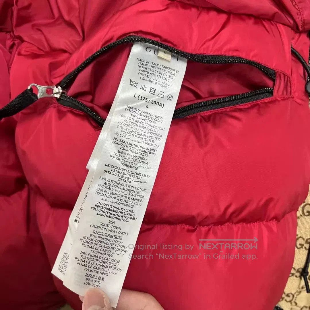 Gucci Gucci x TNF Monogram Embroidered Down Jacket. Size US L / EU 52-54 / 3 - 6 Thumbnail
