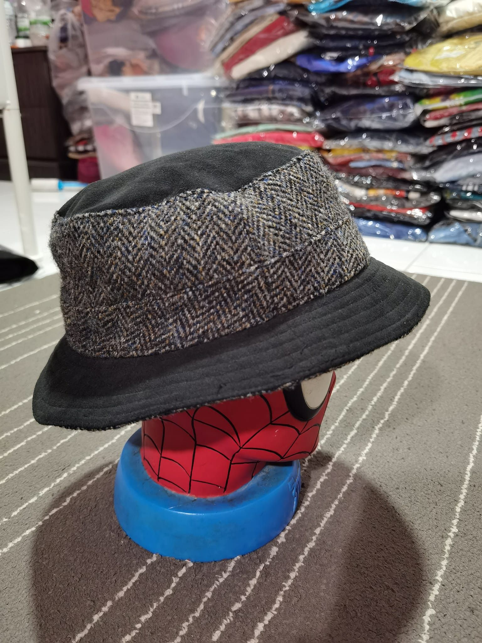 Harris Tweed Harris Tweet X TORPEDO CREATION FRANCE bucket hat M Size ONE SIZE - 4 Thumbnail