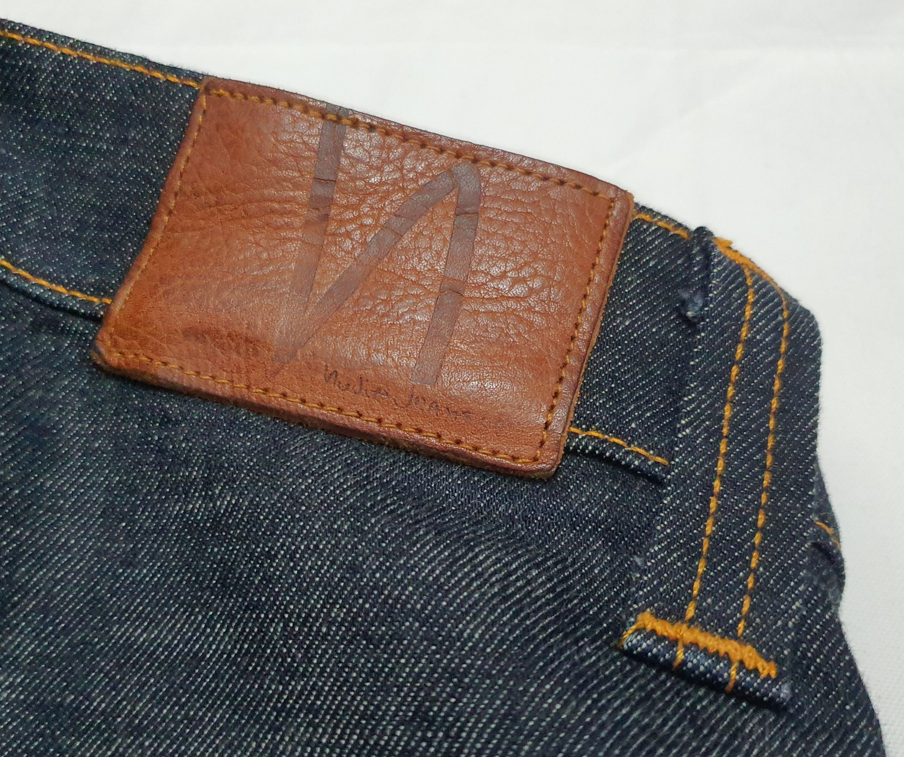 Nudie Jeans Waist 30" Nudie Jeans Thin Finn Dry Twill Stretchable Denim. Size US 30 / EU 46 - 4 Thumbnail