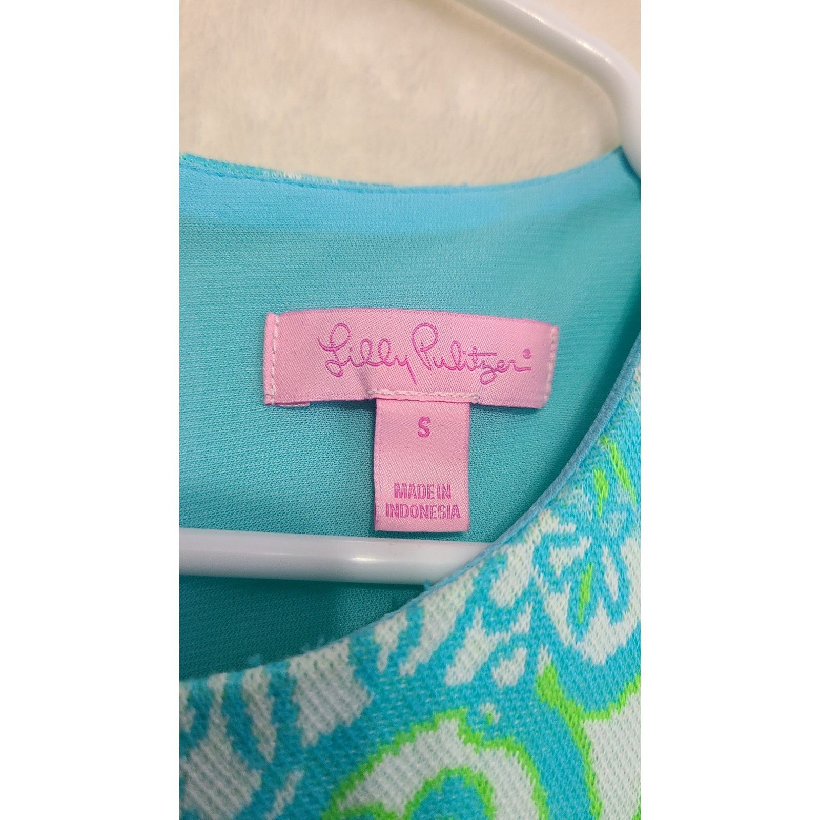 Lilly Pulitzer Lilly Pulitzer Kent Drop Waist Seaspray Knit Dress Size S Size S / US 4 / IT 40 - 4 Thumbnail
