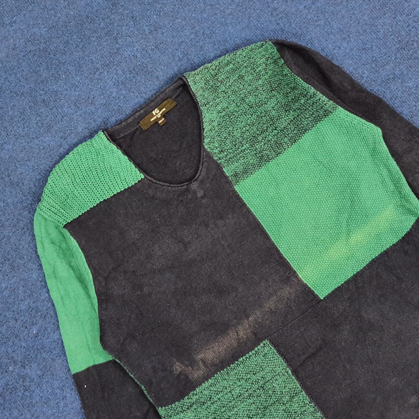 Japanese Brand × Vintage Vintage FG Fredy & Gloster Knitted Sweatshirt Size US S / EU 44-46 / 1 - 2 Thumbnail