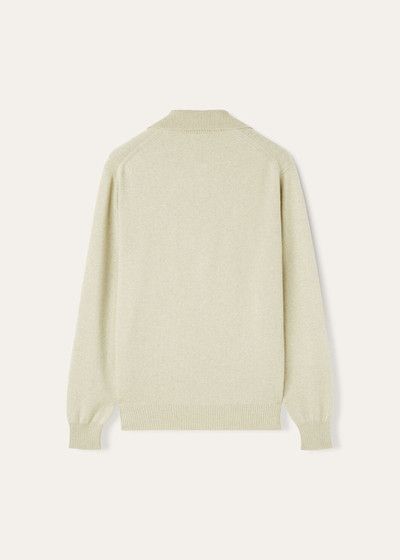 Loro Piana o1w1db10125 FAO2682 Aspen Polo Shirt in Light Green Size US L / EU 52-54 / 3 - 2 Thumbnail