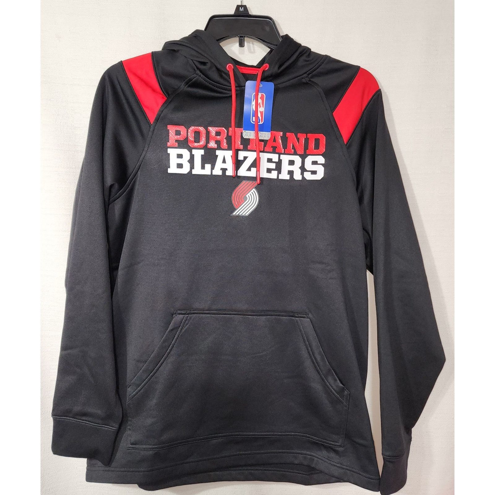 NBA Trail Blazer basketball red/black Hoodie Men's Large Size US L / EU 52-54 / 3 - 1 Thumbnail