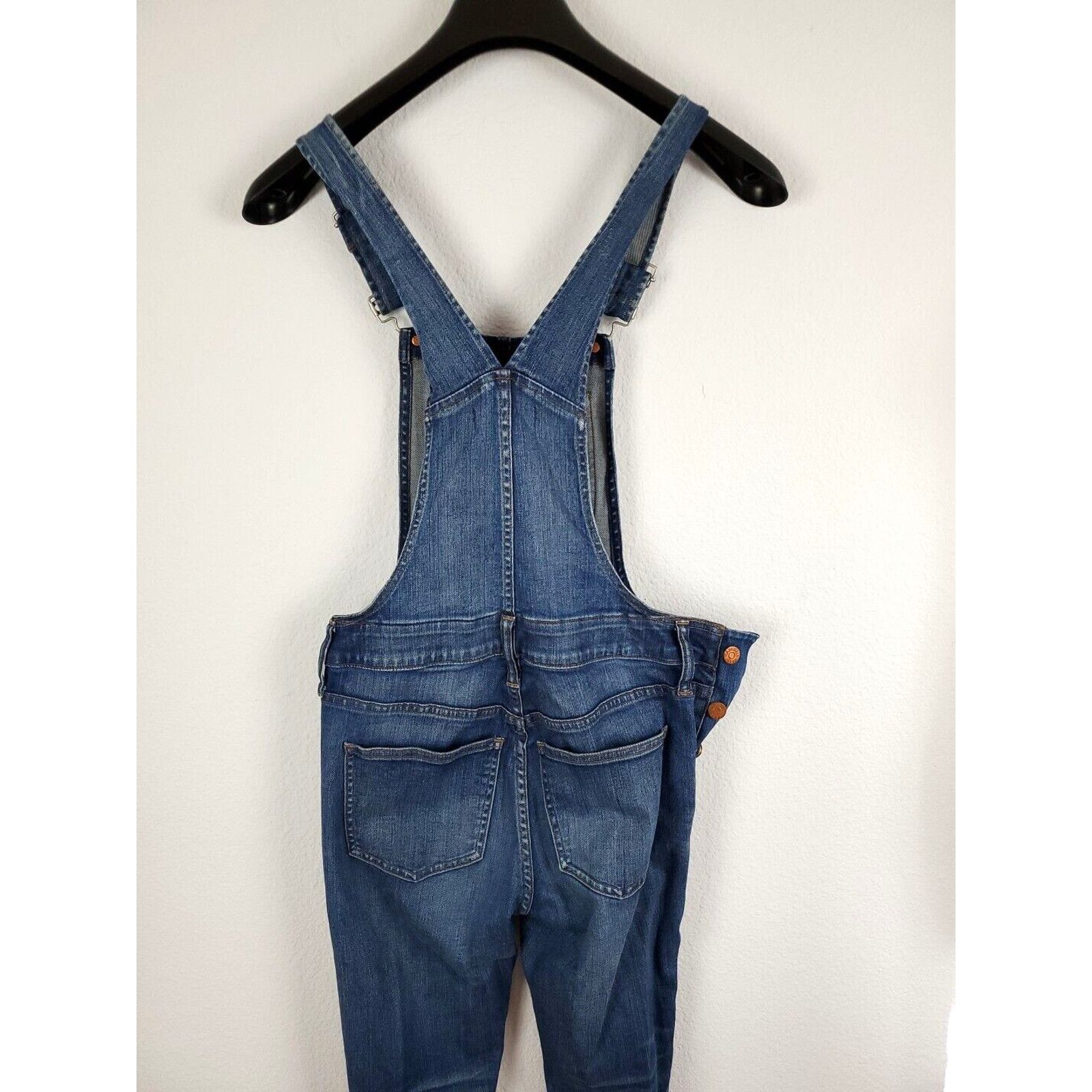 Madewell Madewell Coveralls Women XXS Denim Blue Style F0077 Jumpsuit Size 26" / US 2 / IT 38 - 7 Thumbnail